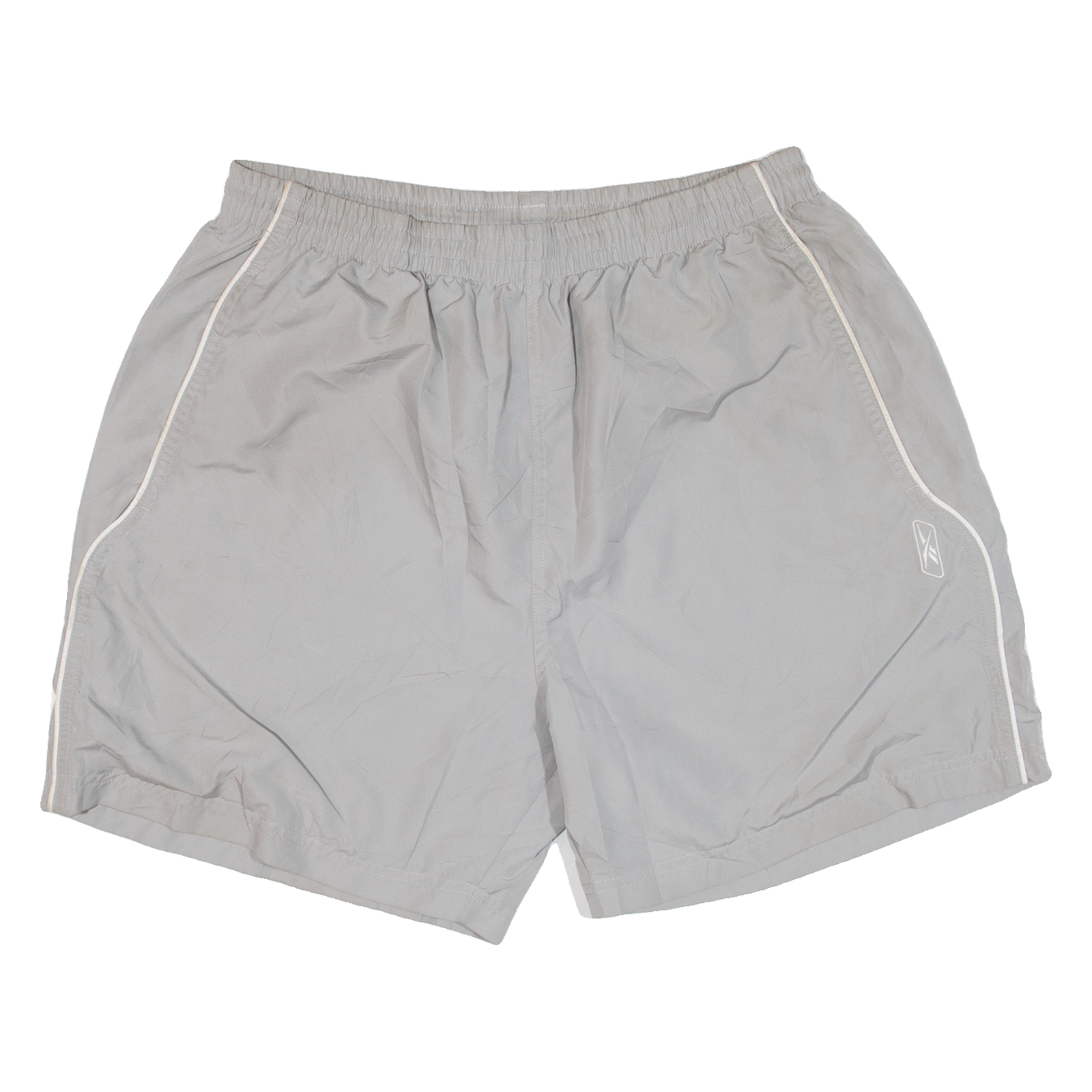 REEBOK Mens Sports Shorts Grey Relaxed L W30 Refurbished - N/A refurbished available on Cerqular