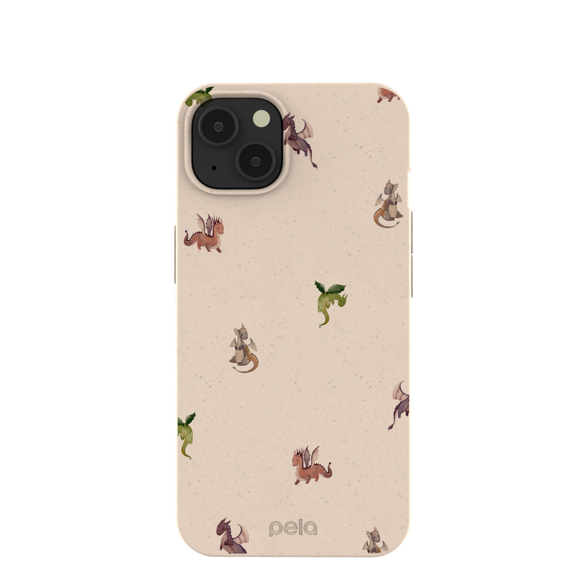 Seashell Lil Dragons iPhone 13 Case Refurbished - Pela Case refurbished available on Cerqular
