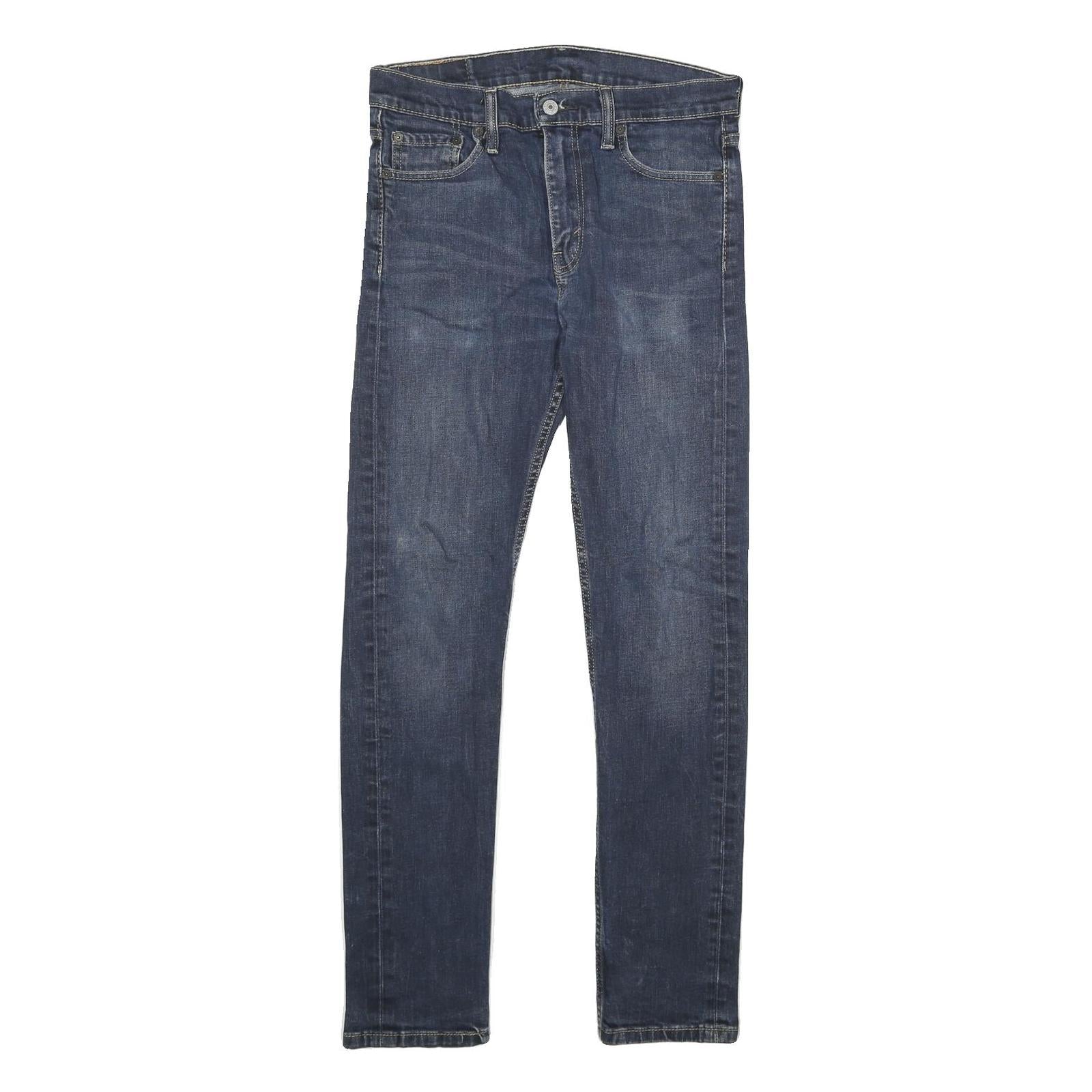 LEVI'S 510 Mens Jeans Blue Slim Skinny Denim Rinse W30 L32 Stretch Cotton Blend Refurbished - N/A refurbished available on Cerqular