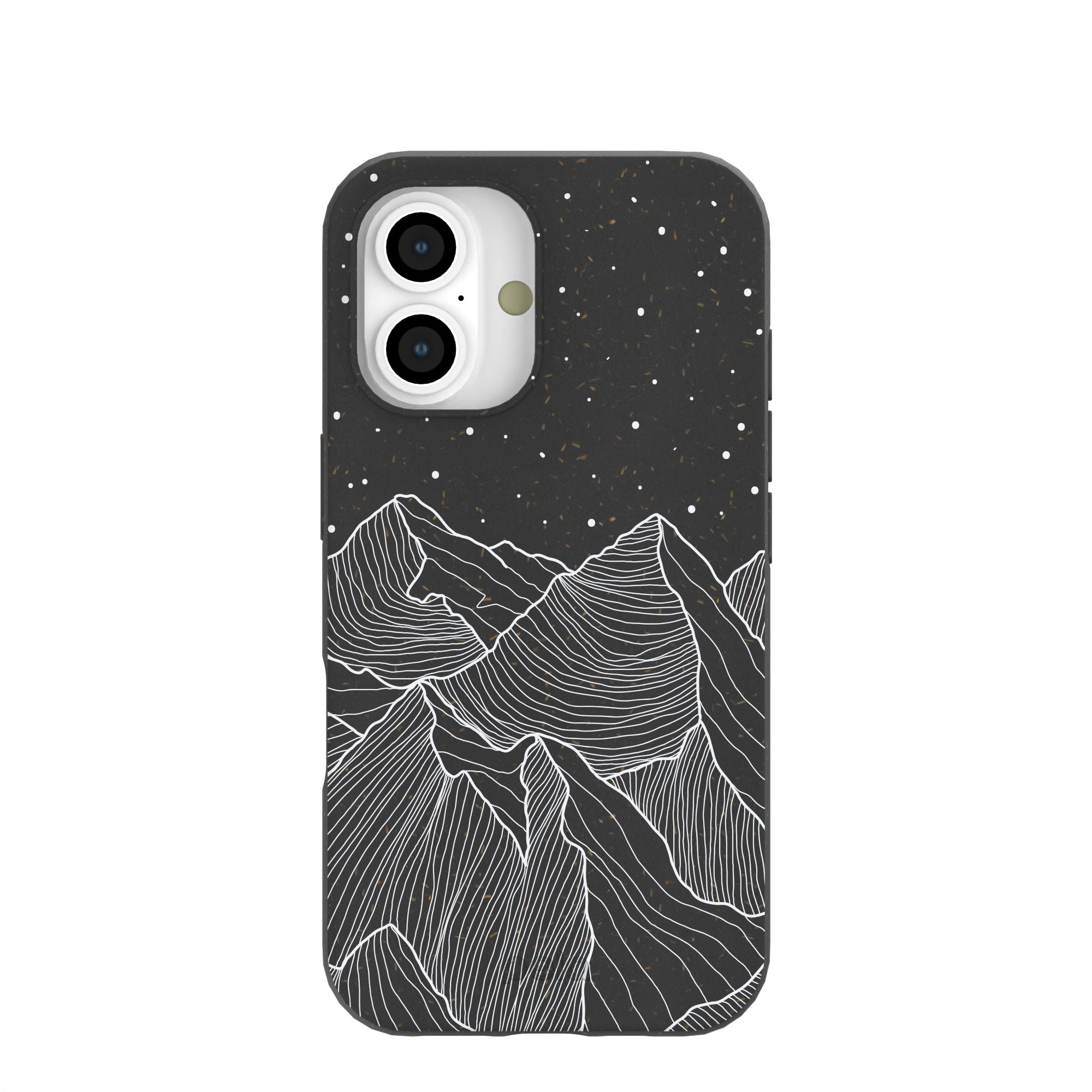 Black Night Panorama iPhone 16 Case Refurbished - Pela Case refurbished available on Cerqular