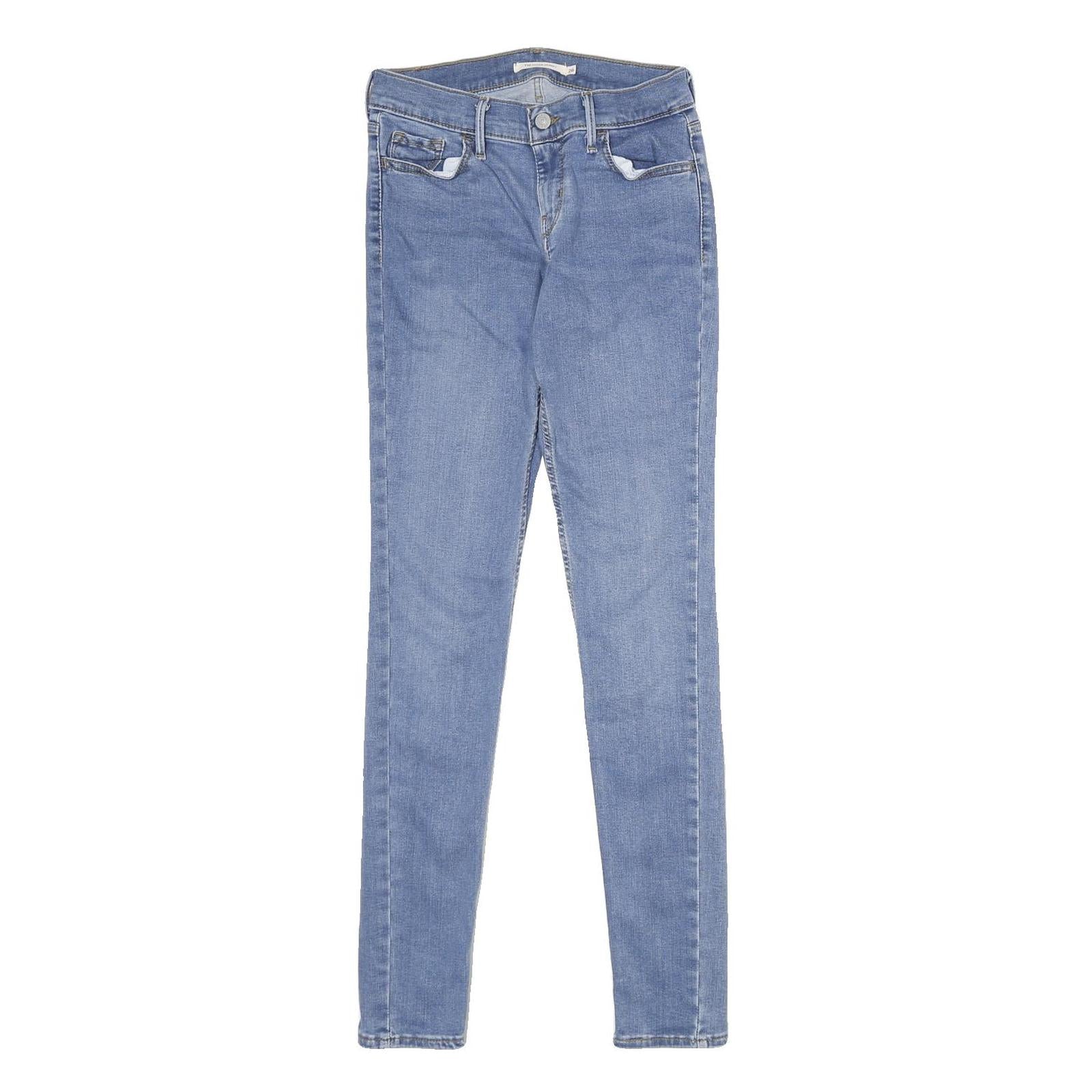 LEVI'S 710 Super Skinny Womens Jeans Blue Slim Skinny Denim Light W26 L32 Refurbished - N/A refurbished available on Cerqular