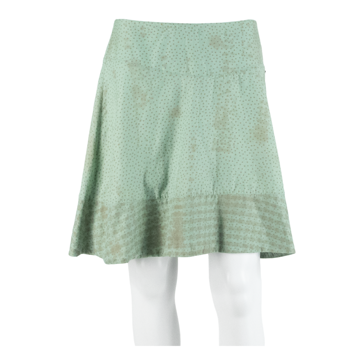 Lined Womens A-Line Skirt Blue Short Spotted M Refurbished - N/A refurbished available on Cerqular