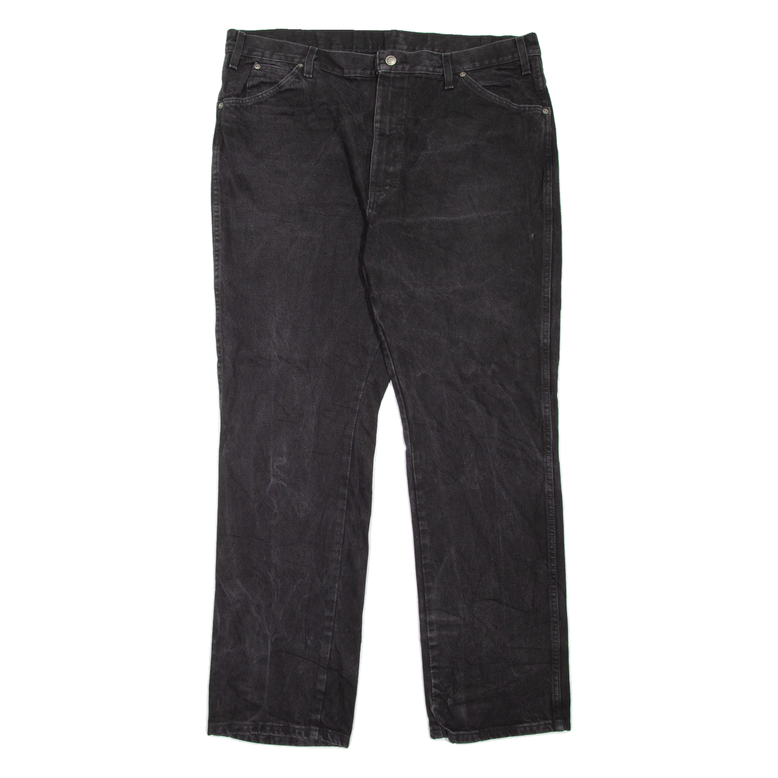 DICKIES Workwear Mens Jeans Black Regular Straight W40 L32 Refurbished - N/A refurbished available on Cerqular