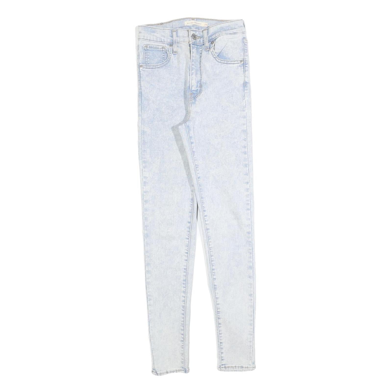 LEVI'S Womens Jeans Blue Slim Skinny Denim Light W25 L28 Stylish Comfortable Refurbished - N/A refurbished available on Cerqular