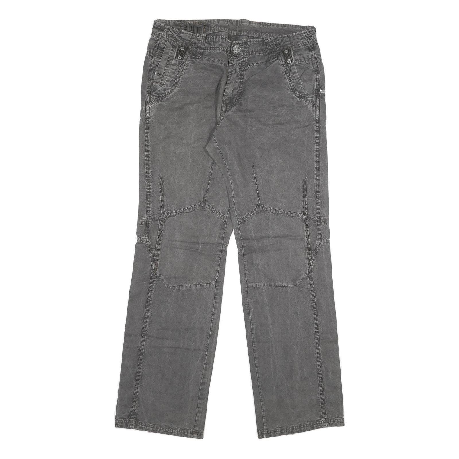 Buy THREENITY Mens Grey Regular Fit Straight Cotton Blend Jeans W32 L33 Zip Closure Refurbished - $20.79 THREENITY Mens Grey Regular Fit Straight Cotton Blend Jeans W32 L33 Zip Closure Refurbished - N/A refurbished available on Cerqular