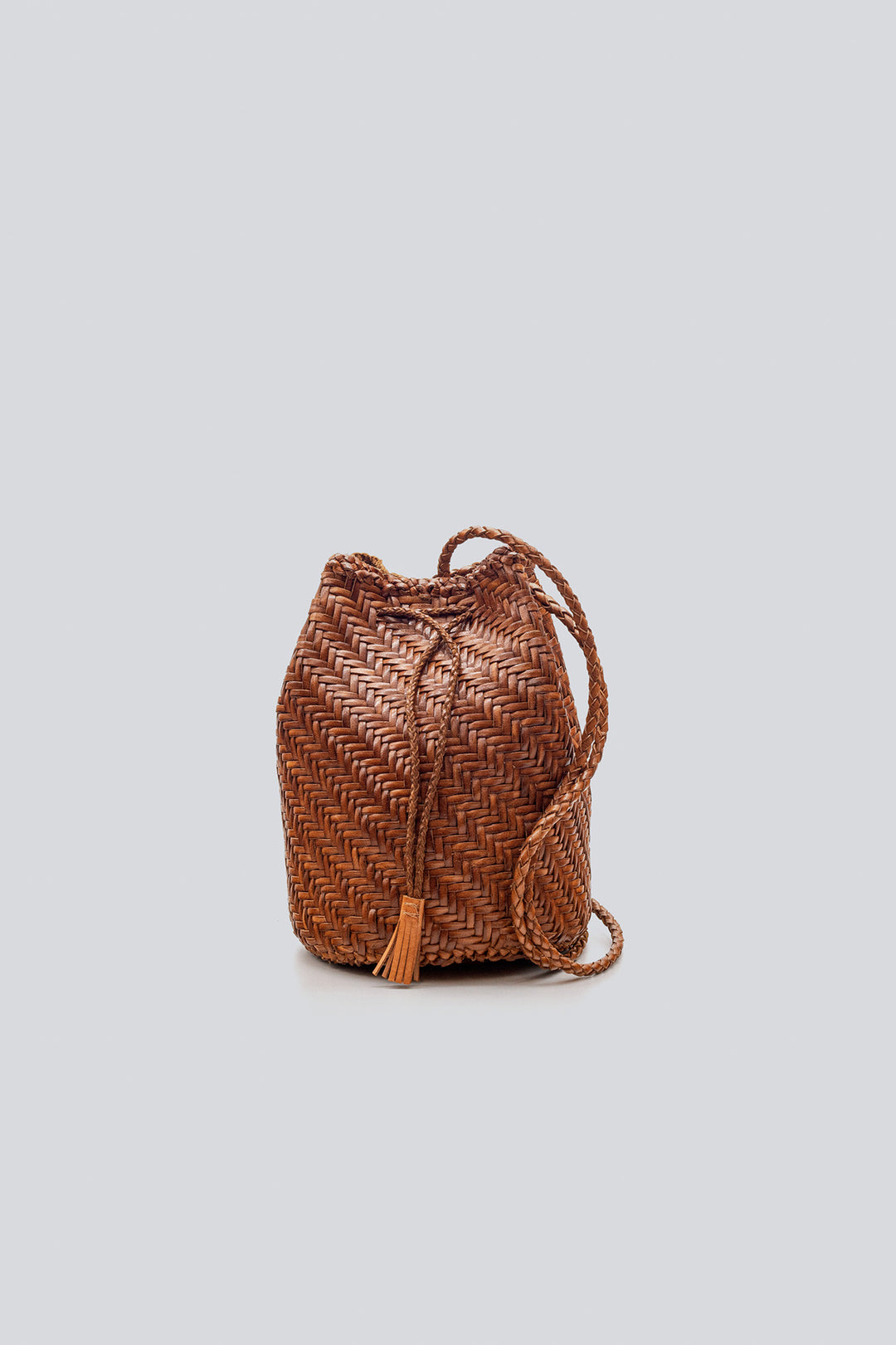 Crossbody Bag Pompom Double Ju Tan | Color: TAN | Size: U Refurbished - Rue Madame is a known brand, and the standardized name is " refurbished available on Cerqular