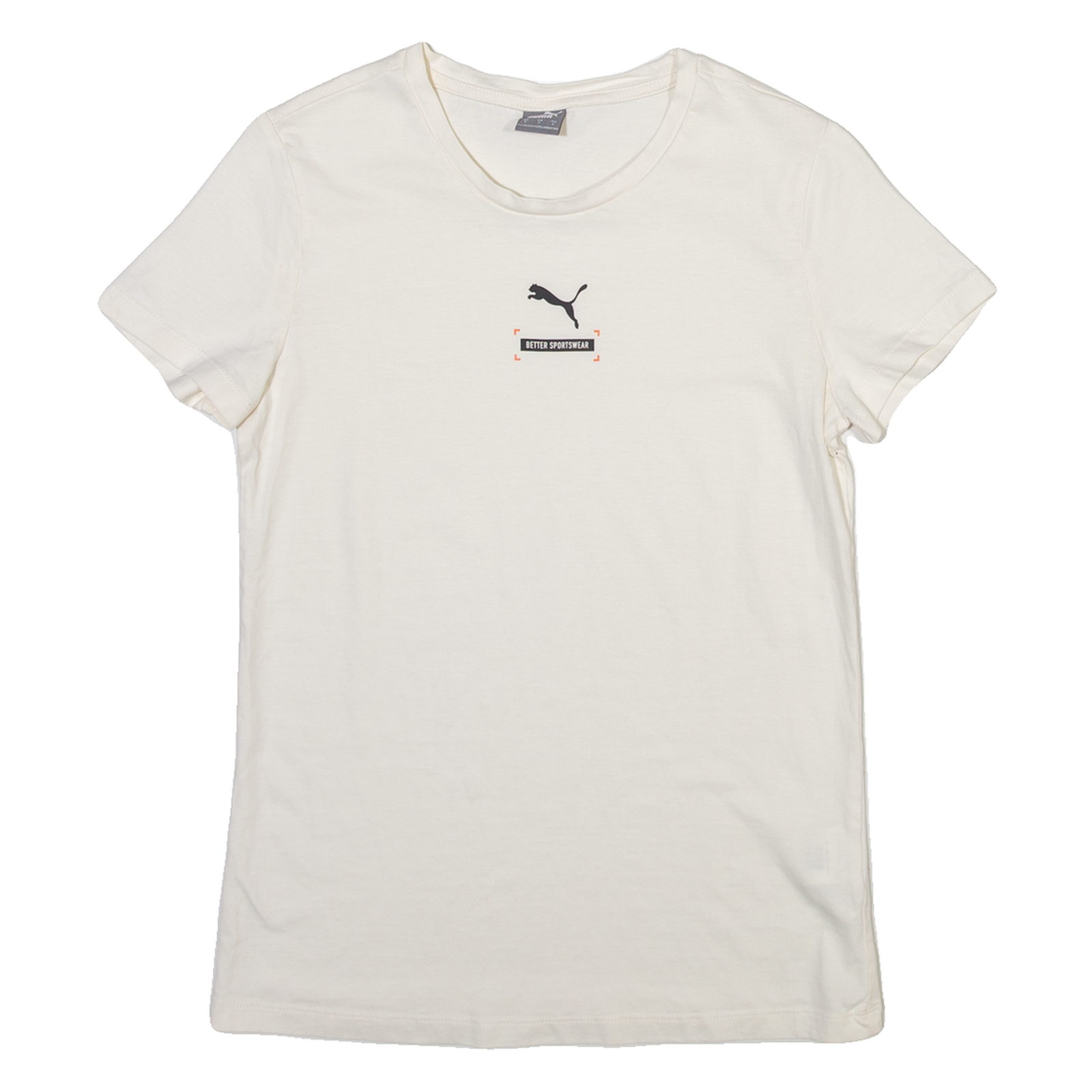 PUMA Womens T-Shirt Cream S Refurbished - N/A refurbished available on Cerqular