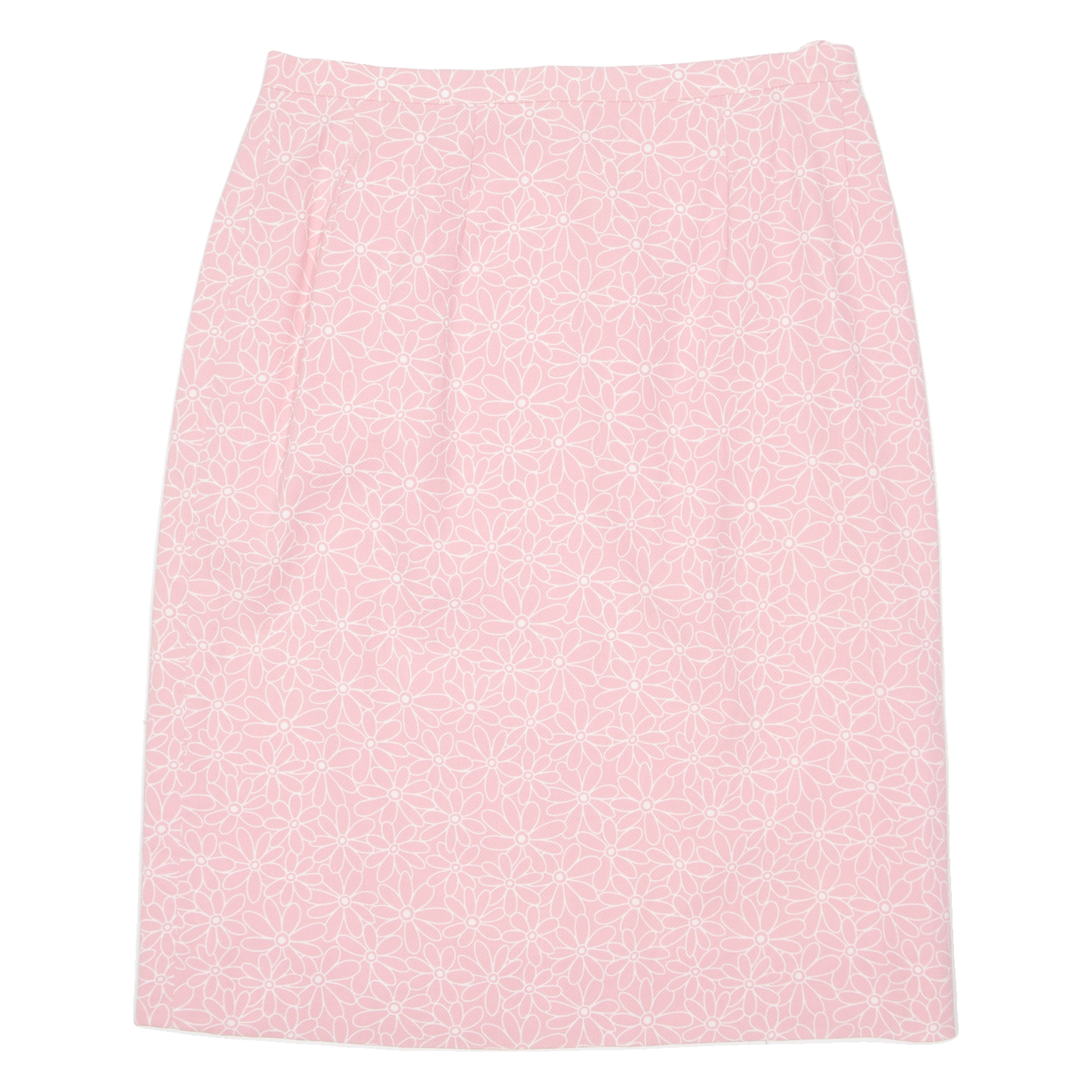 Womens Straight Skirt Pink Midi Floral M Refurbished - N/A refurbished available on Cerqular