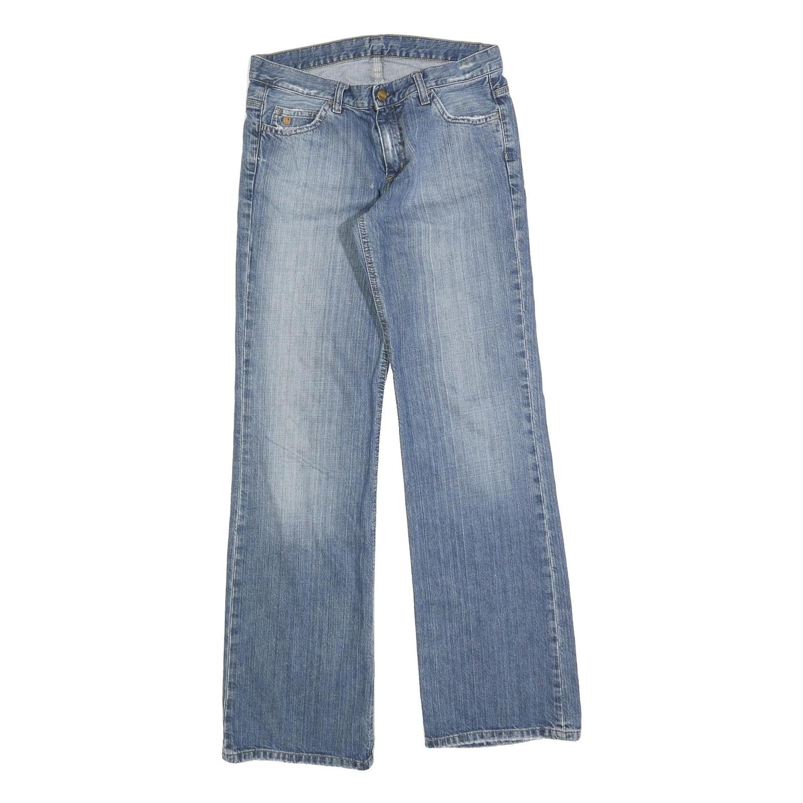 CARHARTT Womens Jeans Blue Regular Straight Denim Medium W34 L34 Casual Wear Refurbished - N/A refurbished available on Cerqular