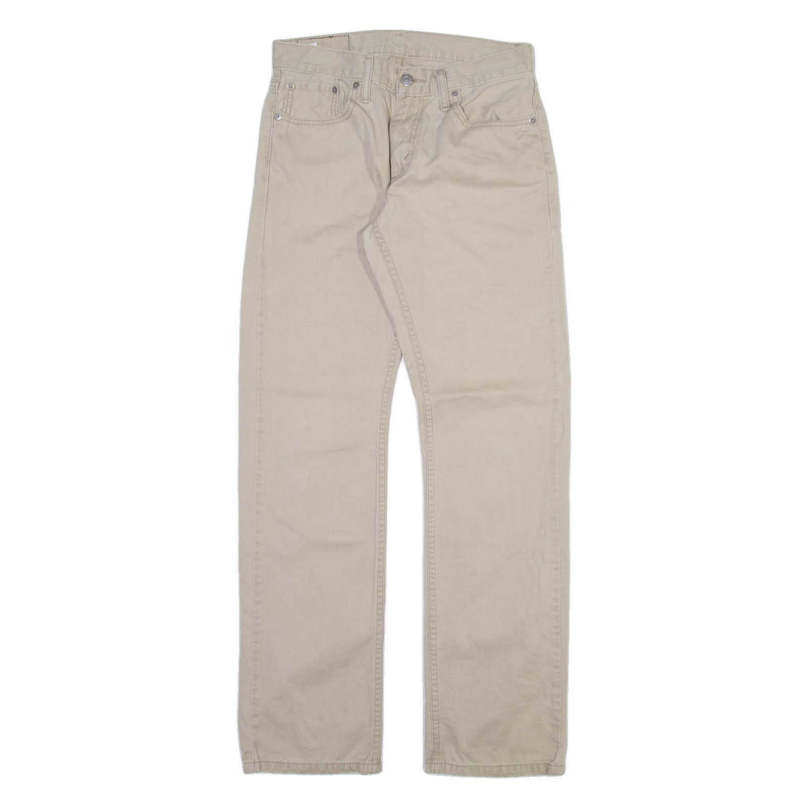 LEVI'S 514 Mens Trousers Beige Slim Straight W29 L32 Refurbished - N/A refurbished available on Cerqular