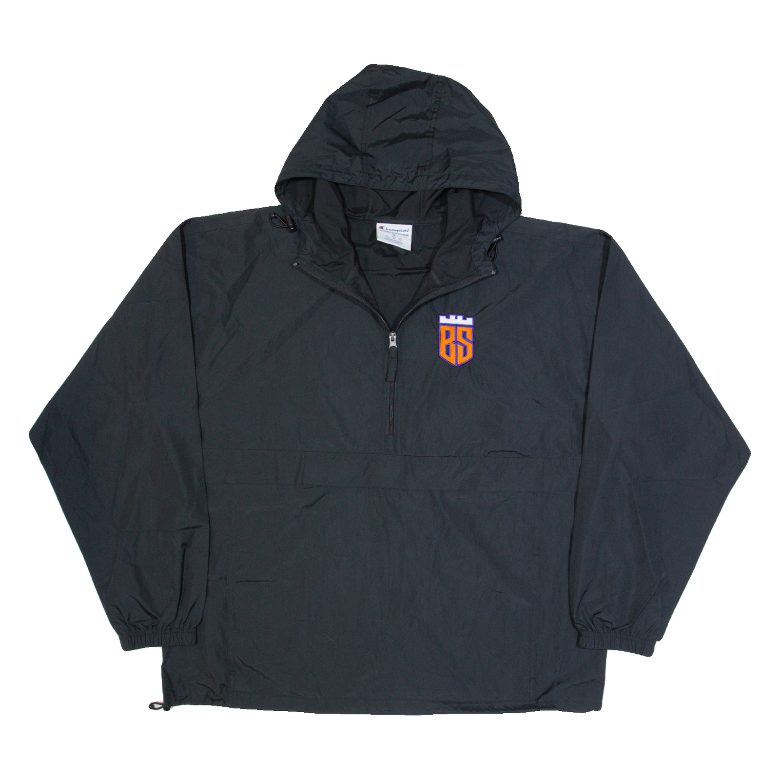 CHAMPION Mens Anorak Jacket Black USA Hooded XL Refurbished - N/A refurbished available on Cerqular