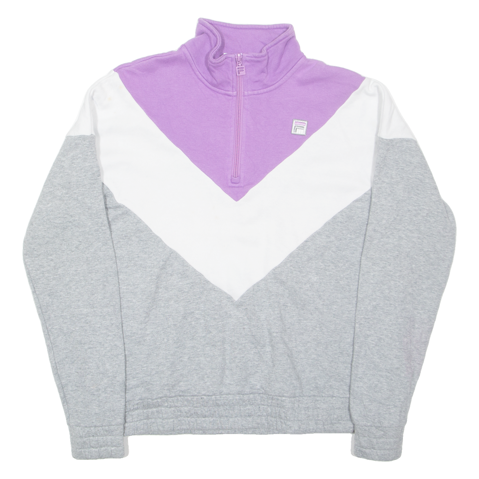 FILA Mens Sweatshirt Grey 1/4 Zip M Refurbished - N/A refurbished available on Cerqular