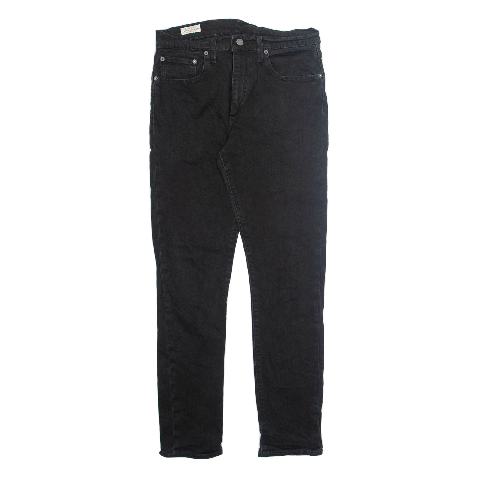 LEVI'S 512 BIG E Jeans Mens Black Slim Tapered W32 L32 Refurbished - N/A refurbished available on Cerqular