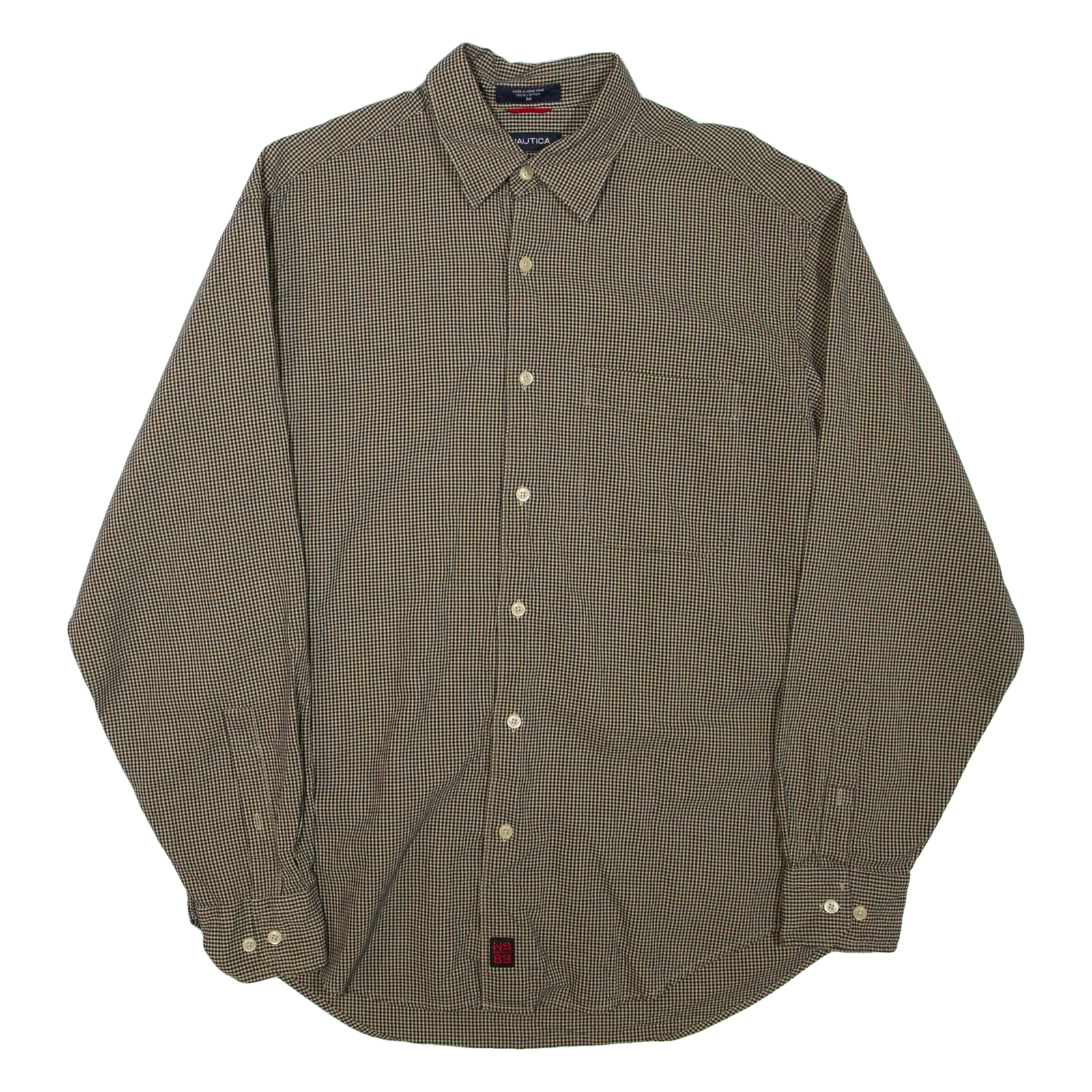 Buy NAUTICA Mens Shirt Brown Check Long Sleeve M Refurbished - $23.39 NAUTICA Mens Shirt Brown Check Long Sleeve M Refurbished - N/A refurbished available on Cerqular