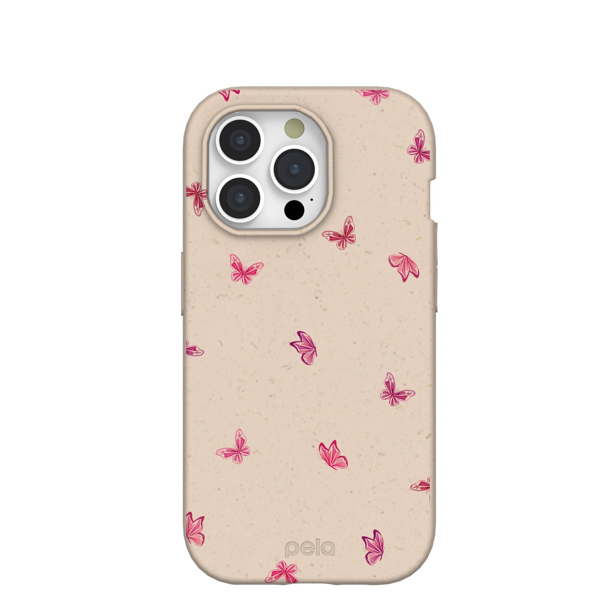 Seashell Lil Flutters iPhone 15 Pro Case Refurbished - Pela Case refurbished available on Cerqular