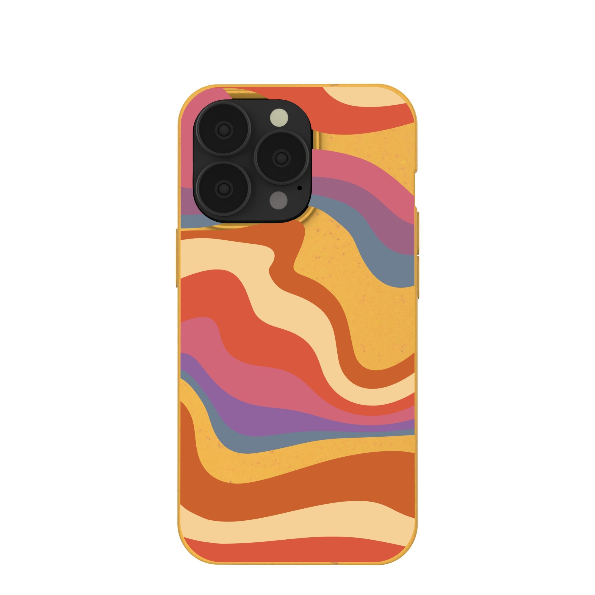 Honey Liquid Sunset iPhone 13 Pro Case Refurbished - Pela Case refurbished available on Cerqular