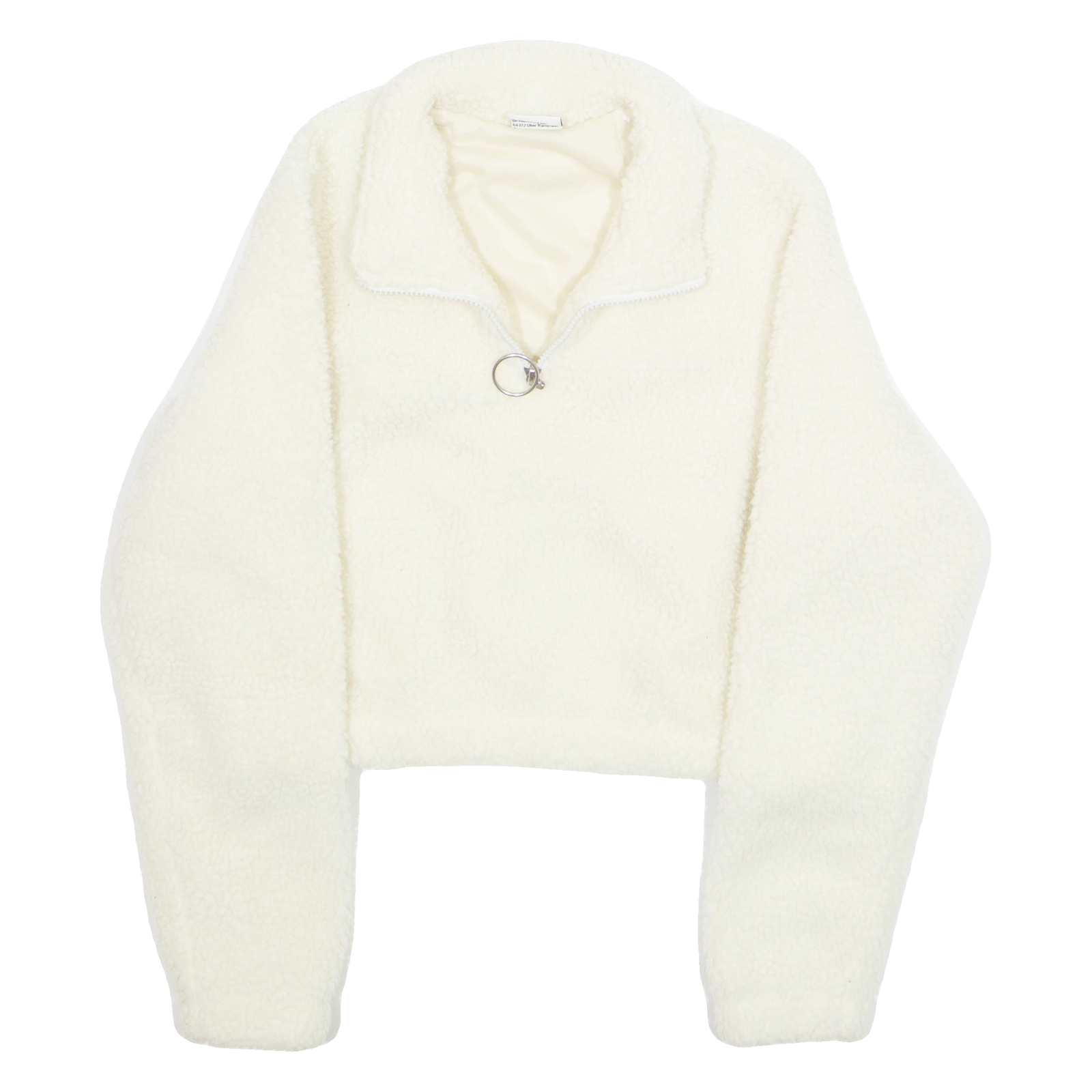 URBAN CLASSICS Cropped Womens Pullover Jacket Cream XS Refurbished - N/A refurbished available on Cerqular