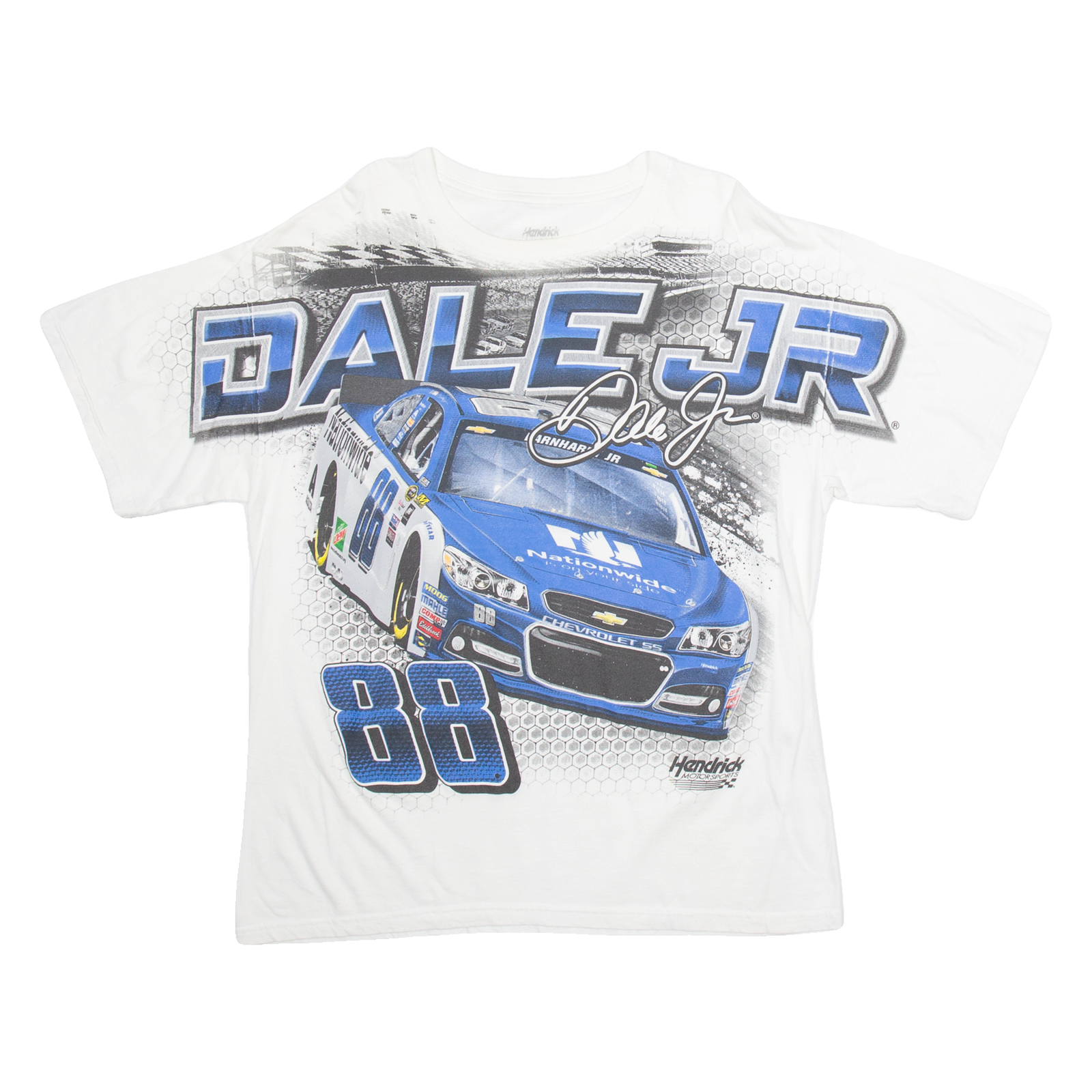 HENDRICK Dale Jr Mens T-Shirt White XL Refurbished - N/A refurbished available on Cerqular