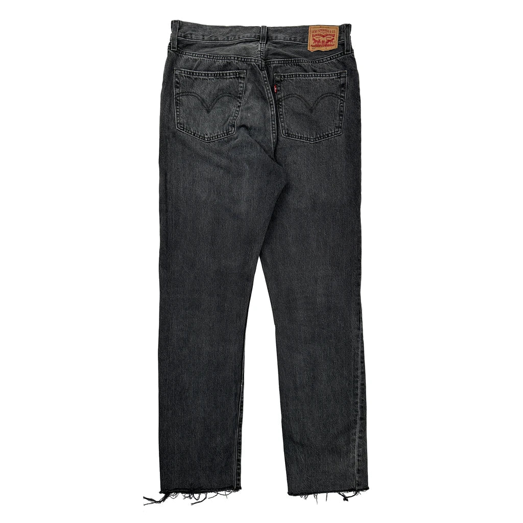 501 Levis Jeans - 31W 32L Grey Cotton Refurbished - Thrifted (note: this is a term often used to describe second- refurbished available on Cerqular