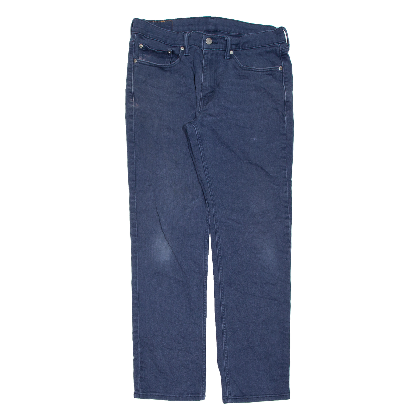 LEVI'S 514 Jeans Mens Blue Regular Straight Stone Wash W32 L32 Refurbished - N/A refurbished available on Cerqular