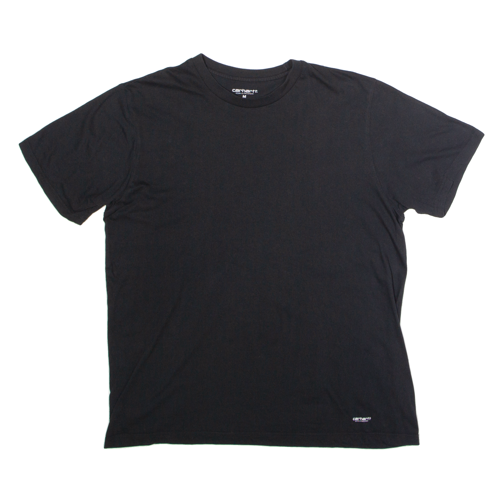 CARHARTT WIP Mens T-Shirt Black Crew Neck M Refurbished - N/A refurbished available on Cerqular