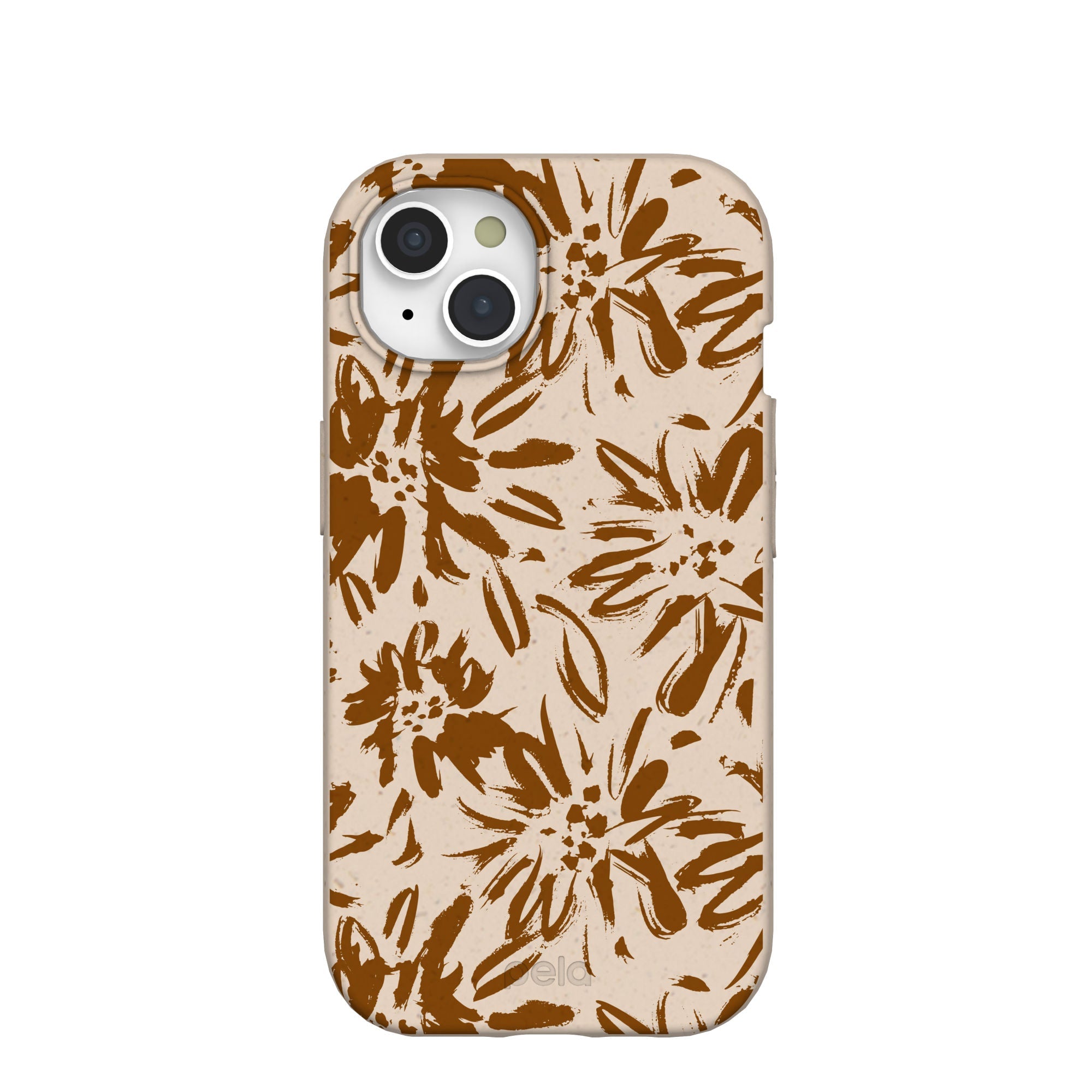 Seashell Petal Burst iPhone 15 Case Refurbished - Pela Case refurbished available on Cerqular