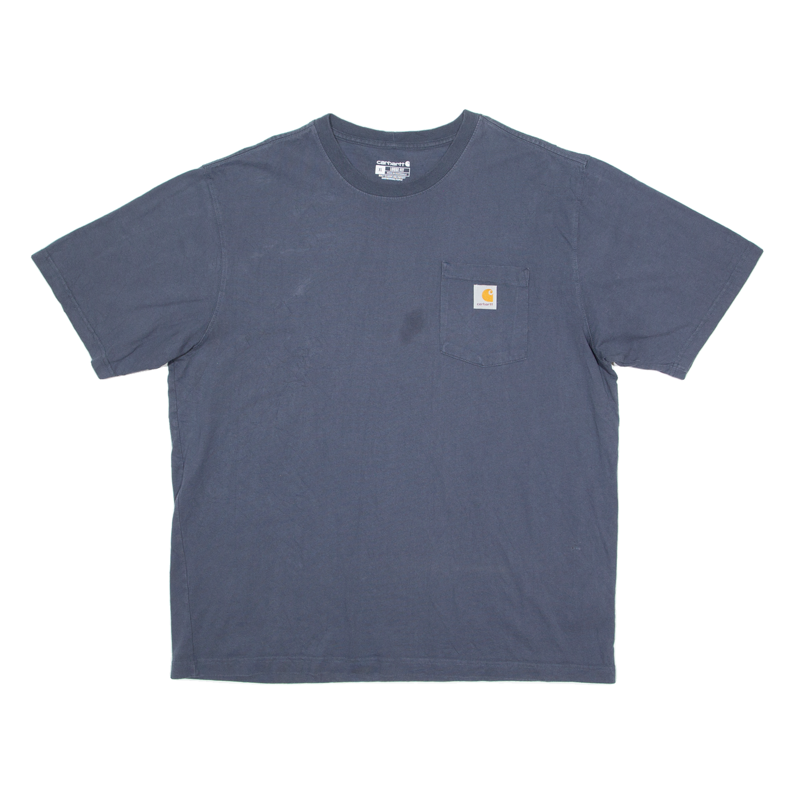 CARHARTT Loose Fit Mens T-Shirt Grey Crew Neck XL Refurbished - N/A refurbished available on Cerqular