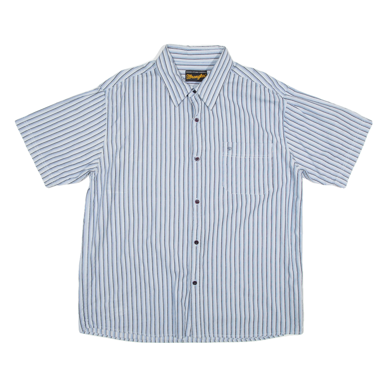 Buy WRANGLER Mens Shirt Blue Striped XL Refurbished - $28.59 WRANGLER Mens Shirt Blue Striped XL Refurbished - N/A refurbished available on Cerqular