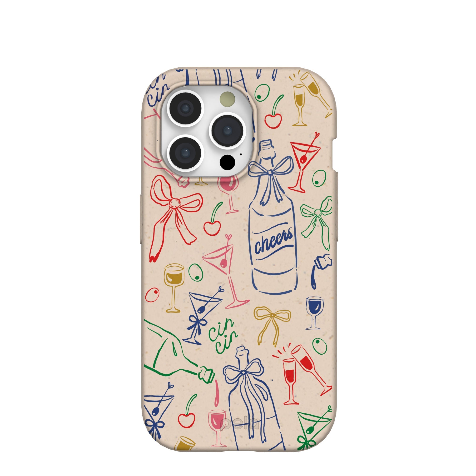 Seashell Midnight Toast iPhone 15 Pro Case Refurbished - Pela Case refurbished available on Cerqular