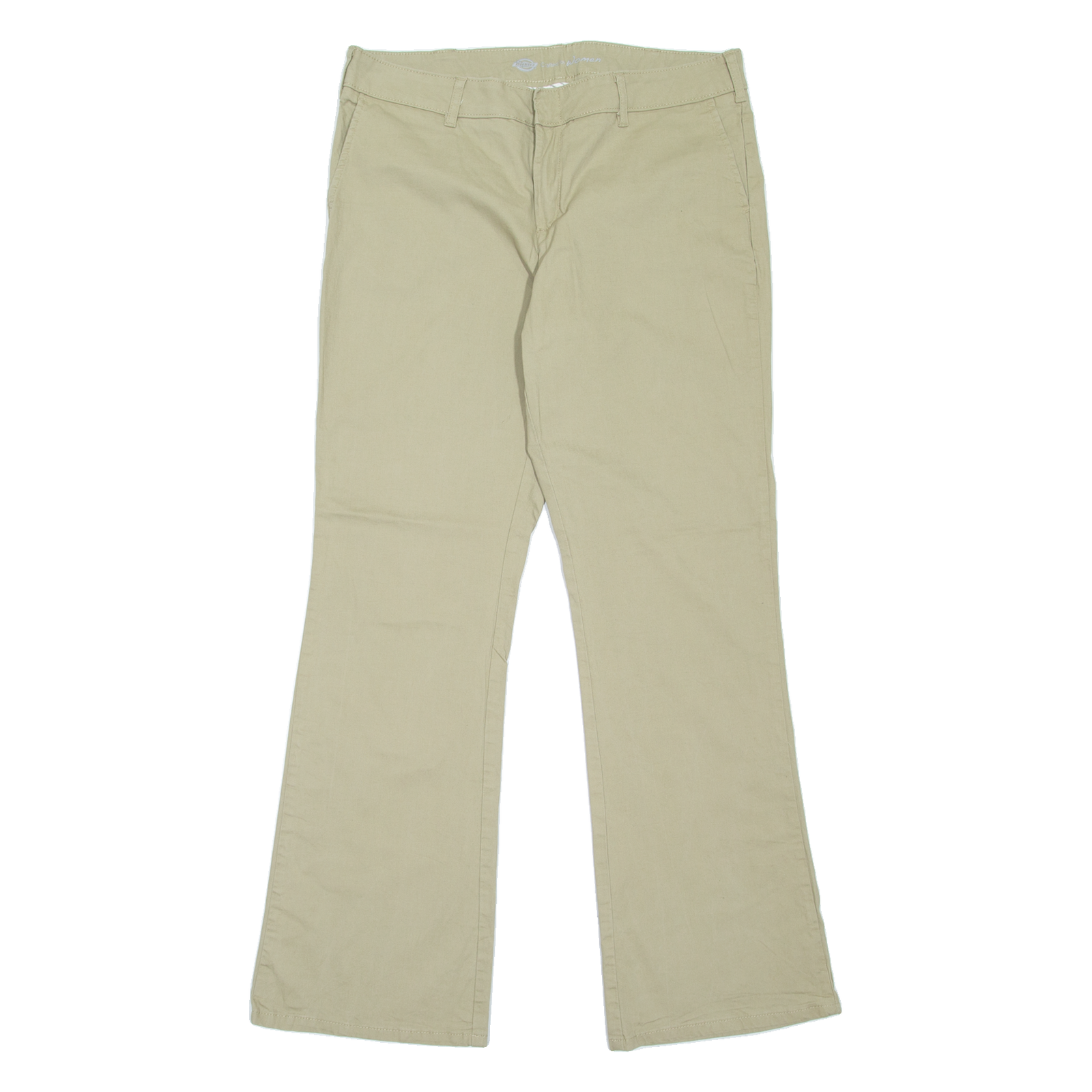 DICKIES Workwear Womens Trousers Beige Slim Bootcut W34 L33 Refurbished - N/A refurbished available on Cerqular