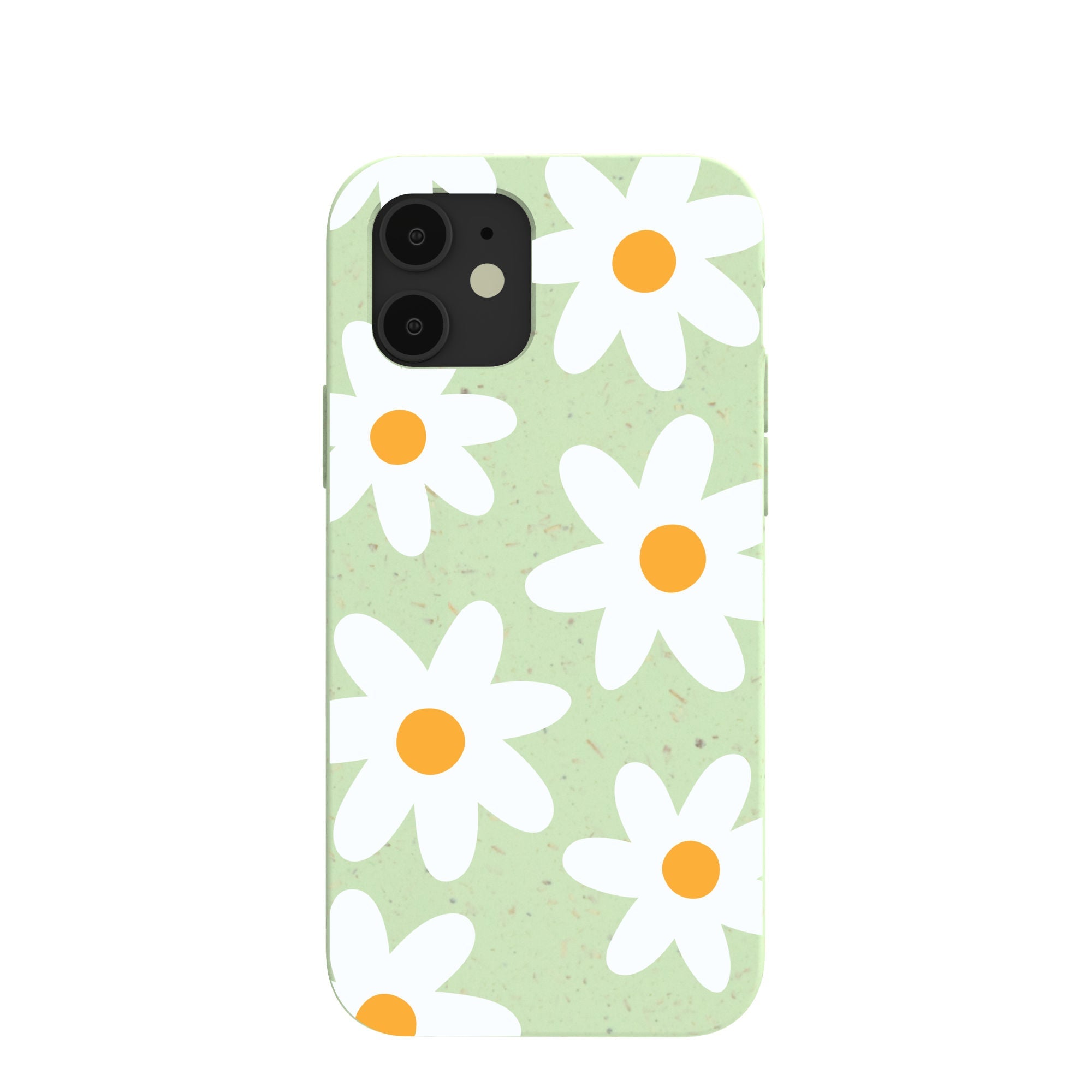 Sage Green Daisy iPhone 12/ iPhone 12 Pro Case Refurbished - Pela Case refurbished available on Cerqular