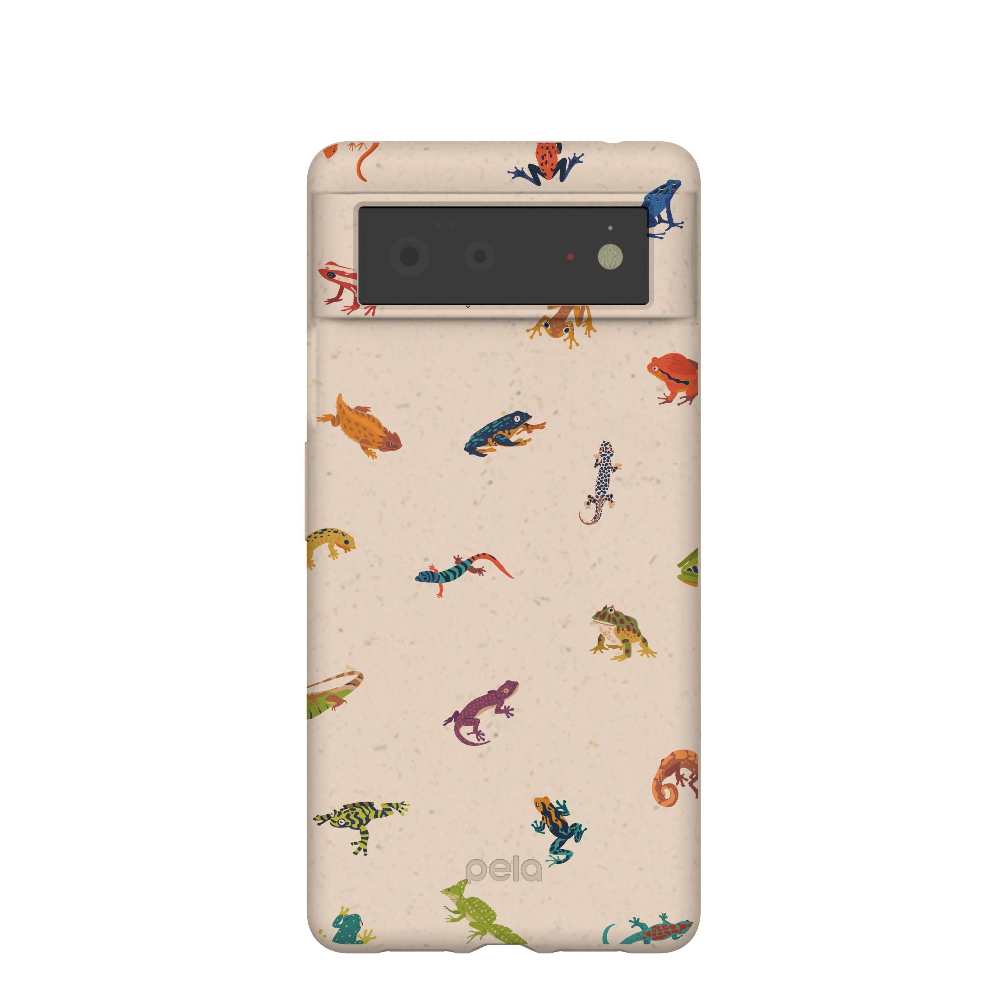 Seashell Tiny Amphibians Google Pixel 6 Case Refurbished - Pela Case refurbished available on Cerqular