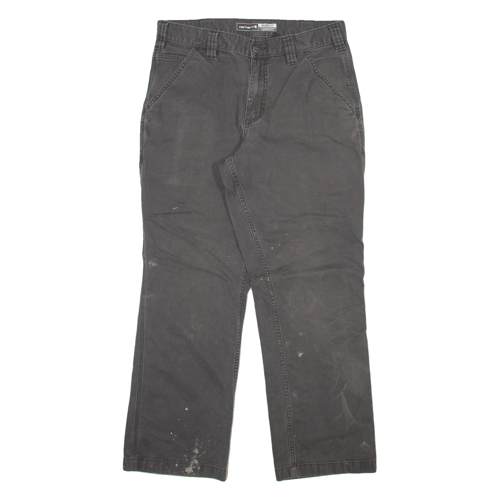 CARHARTT Mens Trousers Grey Relaxed Straight W32 L30 Refurbished - N/A refurbished available on Cerqular