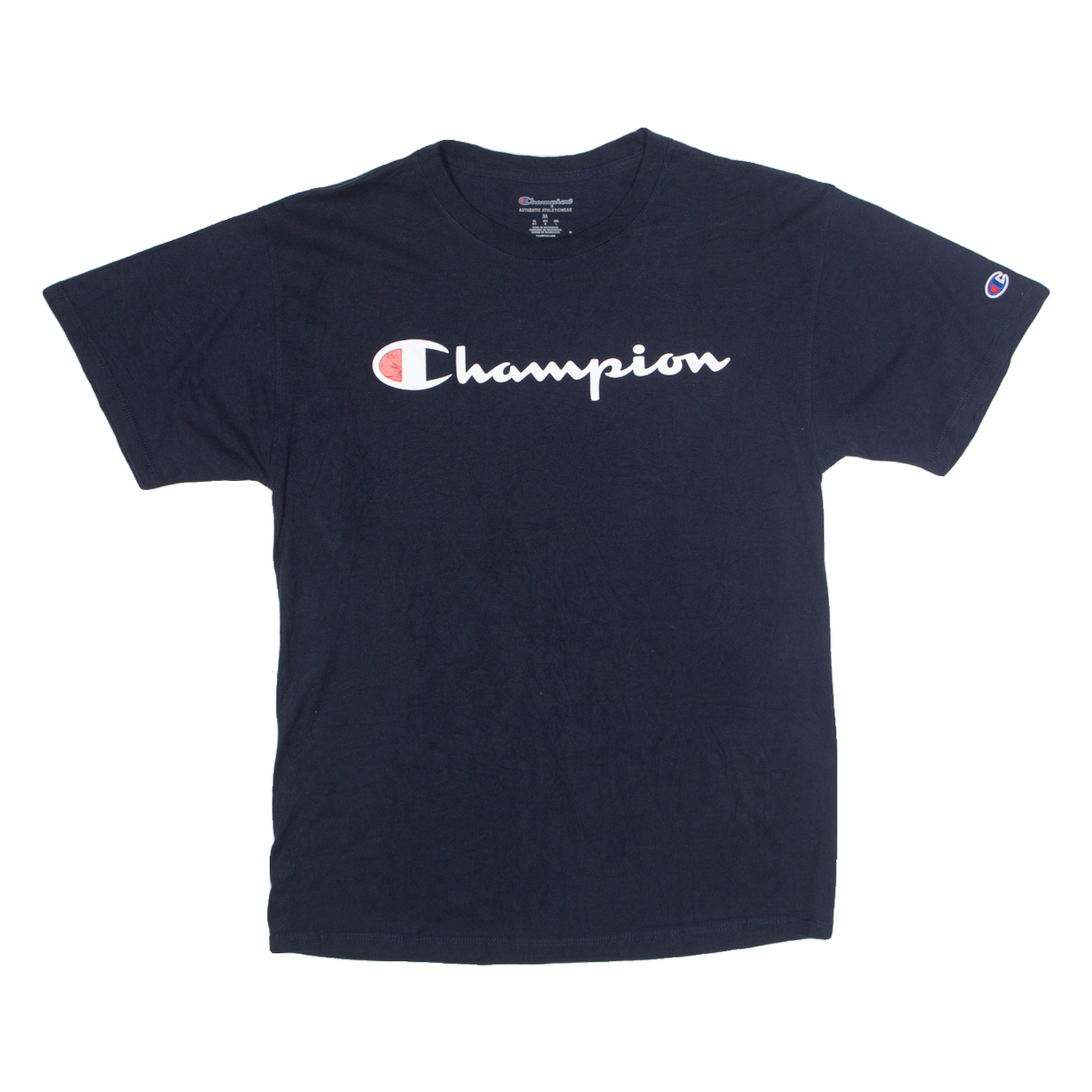 CHAMPION Mens T-Shirt Blue M Refurbished - N/A refurbished available on Cerqular