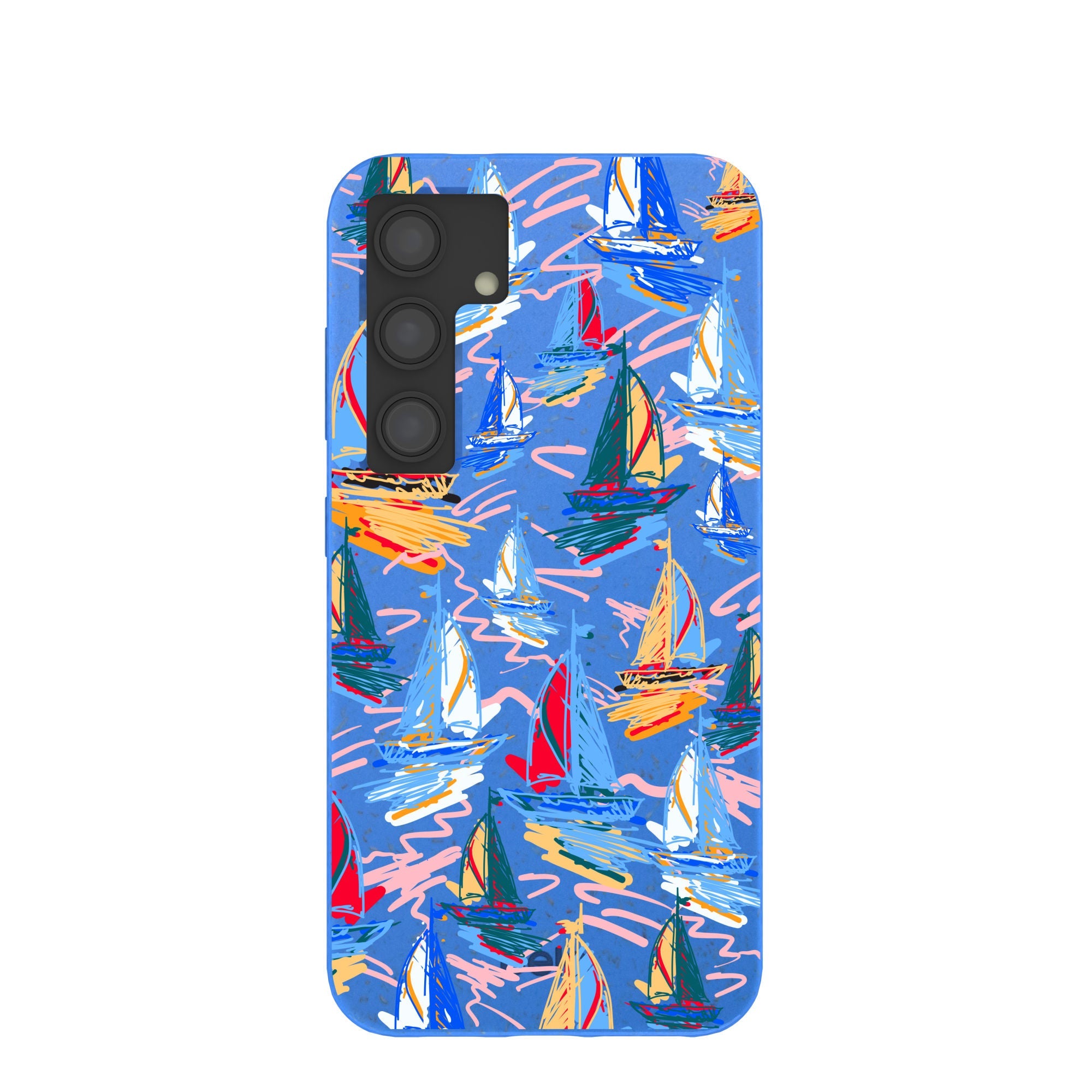 Electric Blue Dockside Dreams Samsung Galaxy S24 Case Refurbished - Pela Case refurbished available on Cerqular