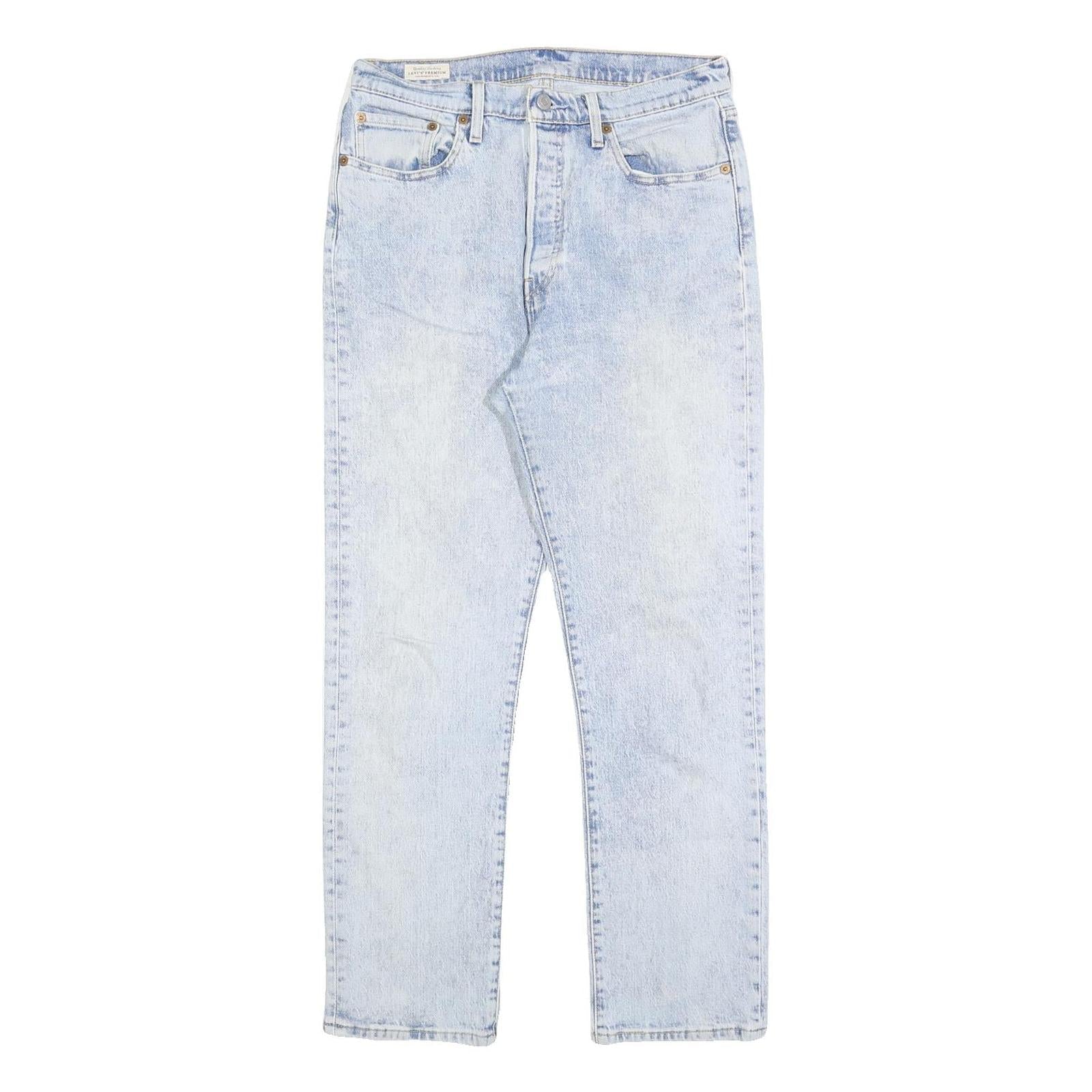 LEVI'S 501 Big E Womens Jeans Light Blue Relaxed Straight Denim W29 L28 Vintage Refurbished - N/A refurbished available on Cerqular