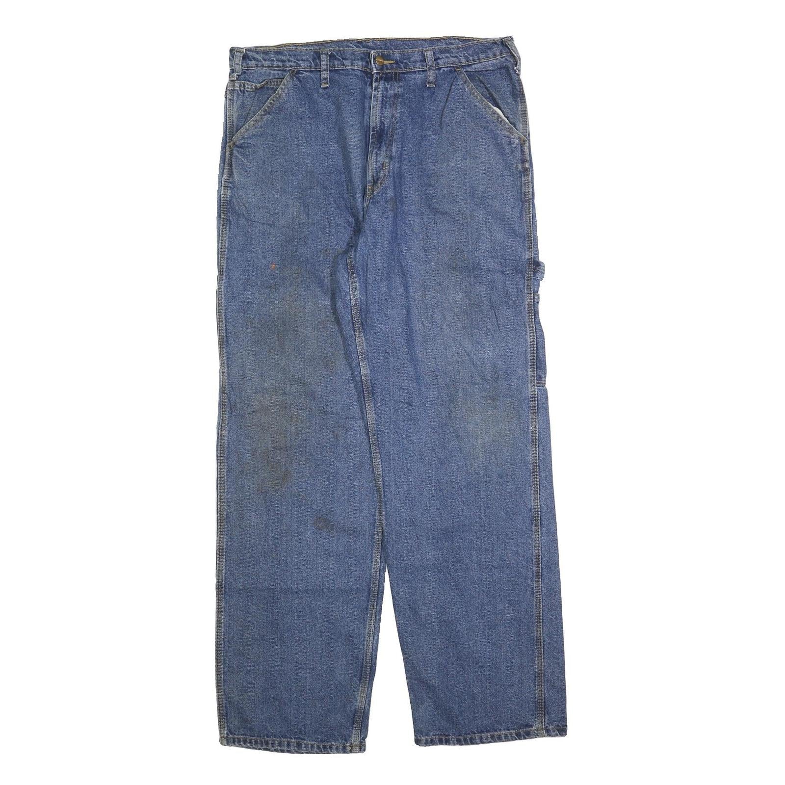 Buy CARHARTT Mens Jeans Blue Relaxed Straight Denim Medium W36 L34 Workwear Utility Refurbished - $49.39 CARHARTT Mens Jeans Blue Relaxed Straight Denim Medium W36 L34 Workwear Utility Refurbished - N/A refurbished available on Cerqular