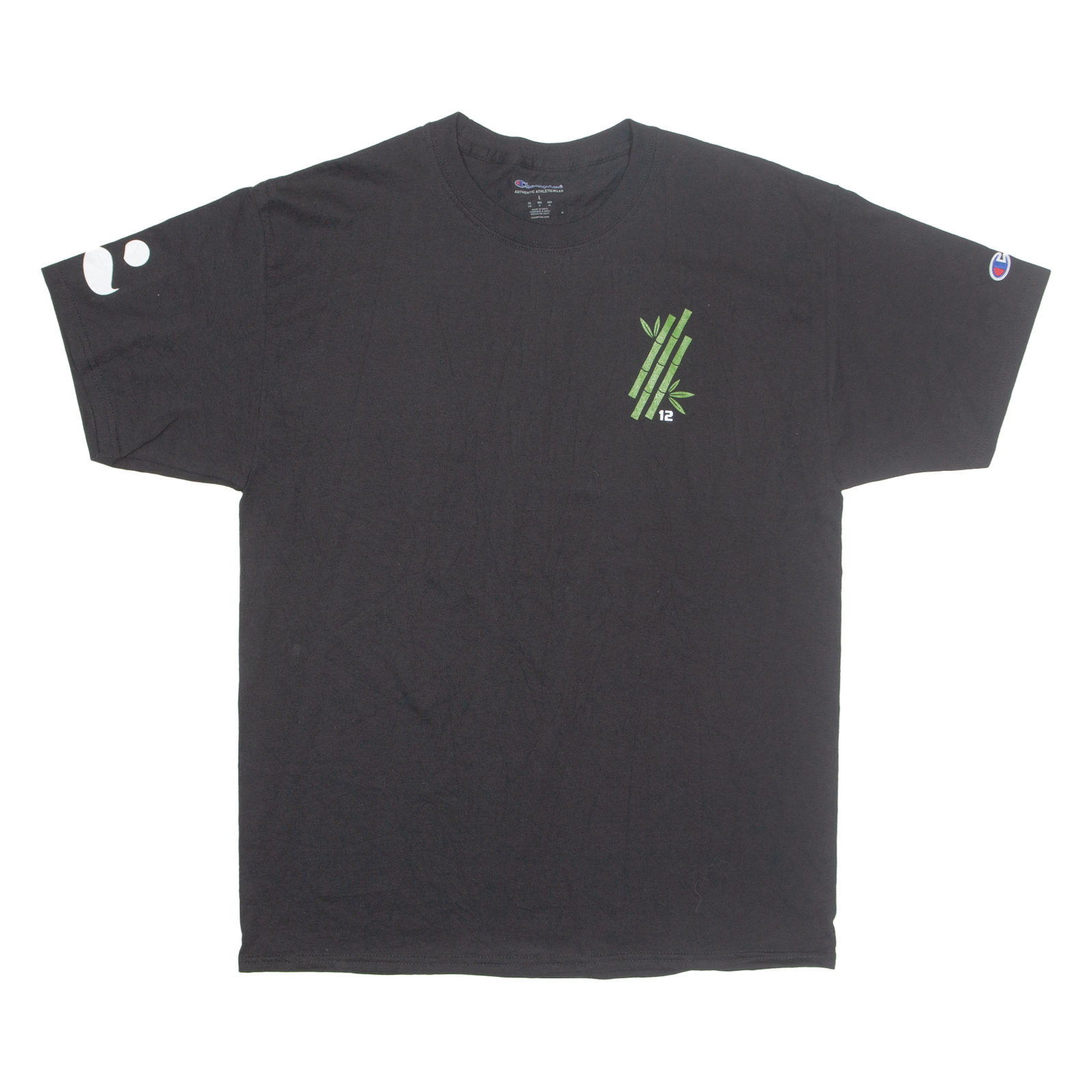 CHAMPION Mens T-Shirt Black L Refurbished - N/A refurbished available on Cerqular