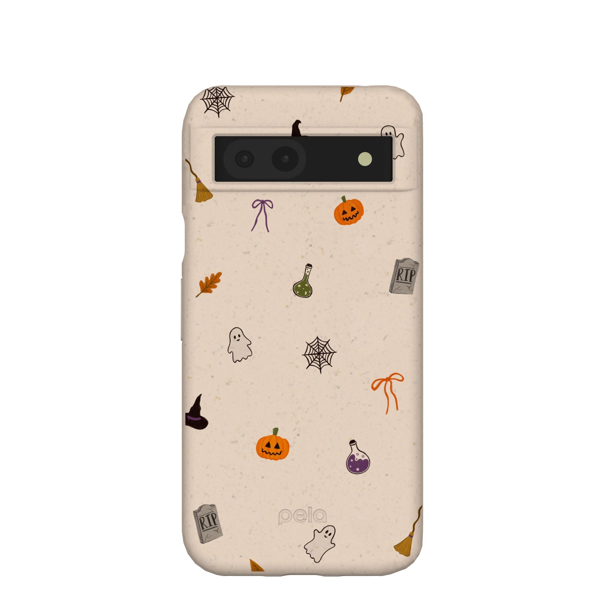 Seashell Mini Halloween Google Pixel 8a Case Refurbished - Pela Case refurbished available on Cerqular