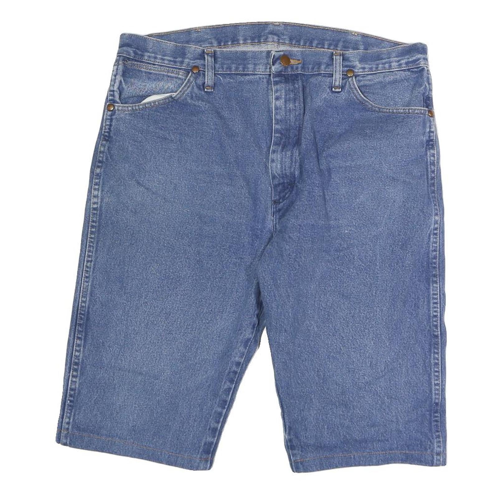 Buy WRANGLER Mens Denim Blue Shorts L W36 Classic Casual Cotton Summer Refurbished - $25.99 WRANGLER Mens Denim Blue Shorts L W36 Classic Casual Cotton Summer Refurbished - N/A refurbished available on Cerqular