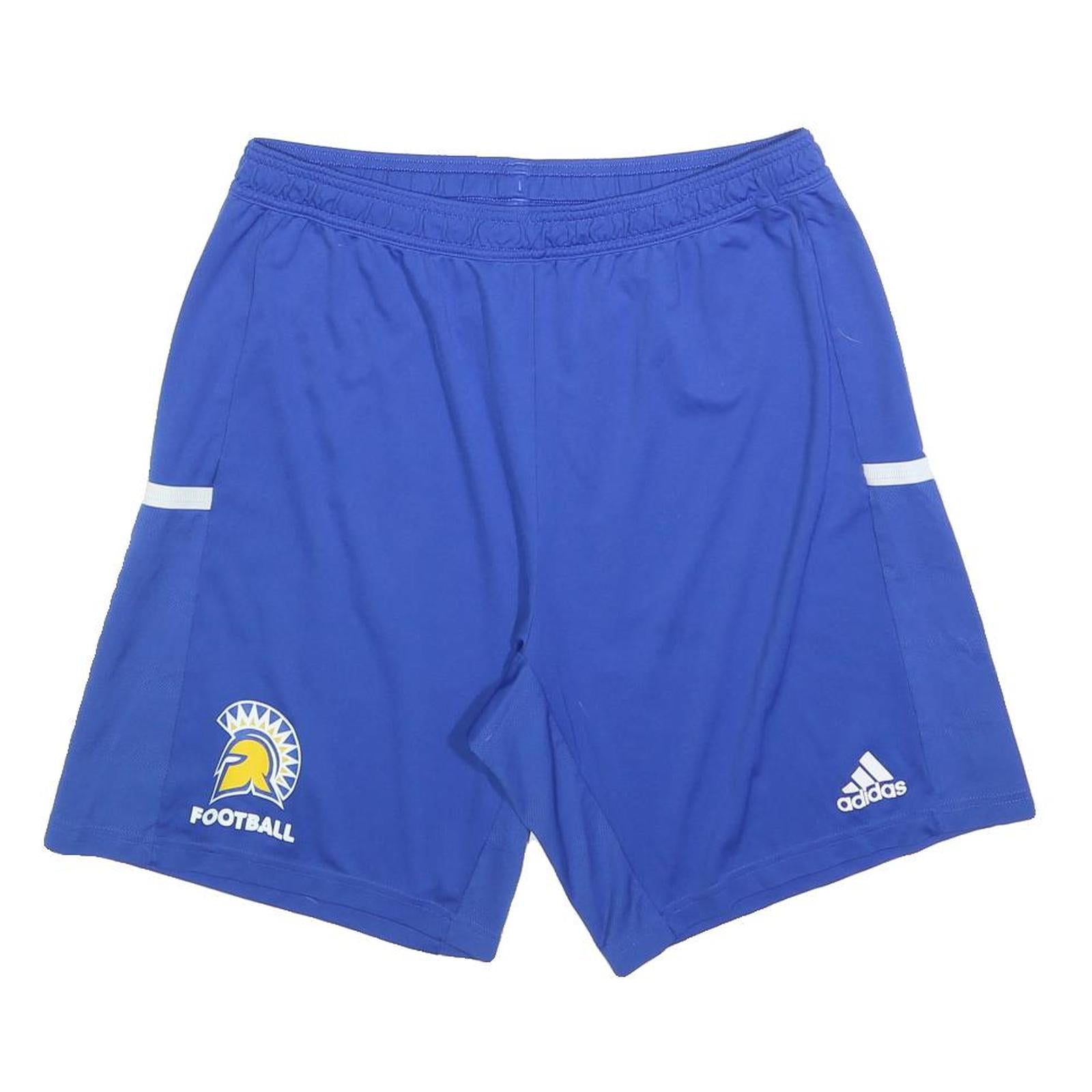 ADIDAS Mens Shorts Blue Football XL W32 Sports Polyester Athletic Refurbished - N/A refurbished available on Cerqular