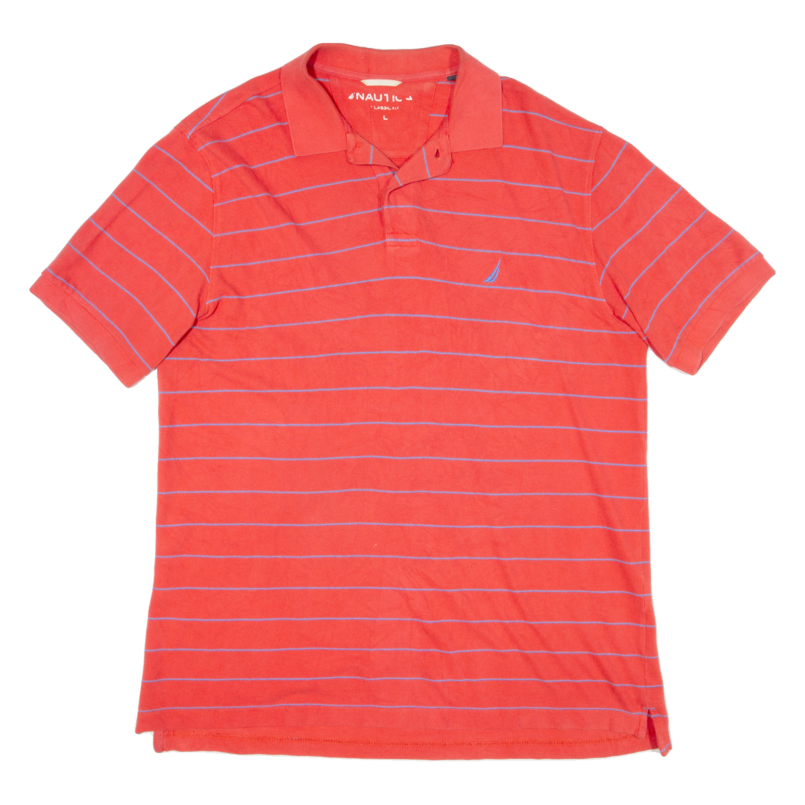Buy NAUTICA Mens Polo Shirt Red Striped L Refurbished - $27.29 NAUTICA Mens Polo Shirt Red Striped L Refurbished - N/A refurbished available on Cerqular