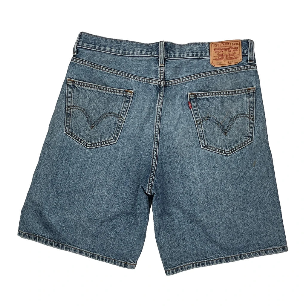 Buy Levis Denim Shorts - 35W 9L Blue Denim Refurbished - $37.51 Levis Denim Shorts - 35W 9L Blue Denim Refurbished - Thrifted (note: this is a term often used to describe second- refurbished available on Cerqular