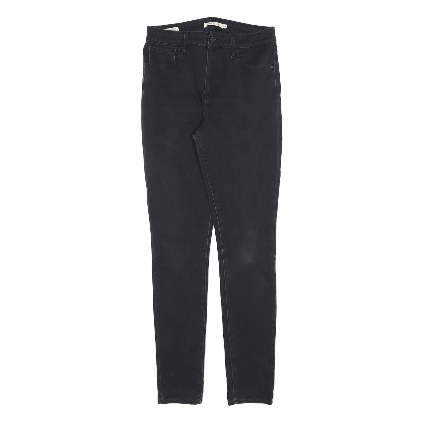 LEVI'S 721 Womens Jeans Black Slim Skinny Denim W29 L32 Stylish Zip Refurbished - N/A refurbished available on Cerqular