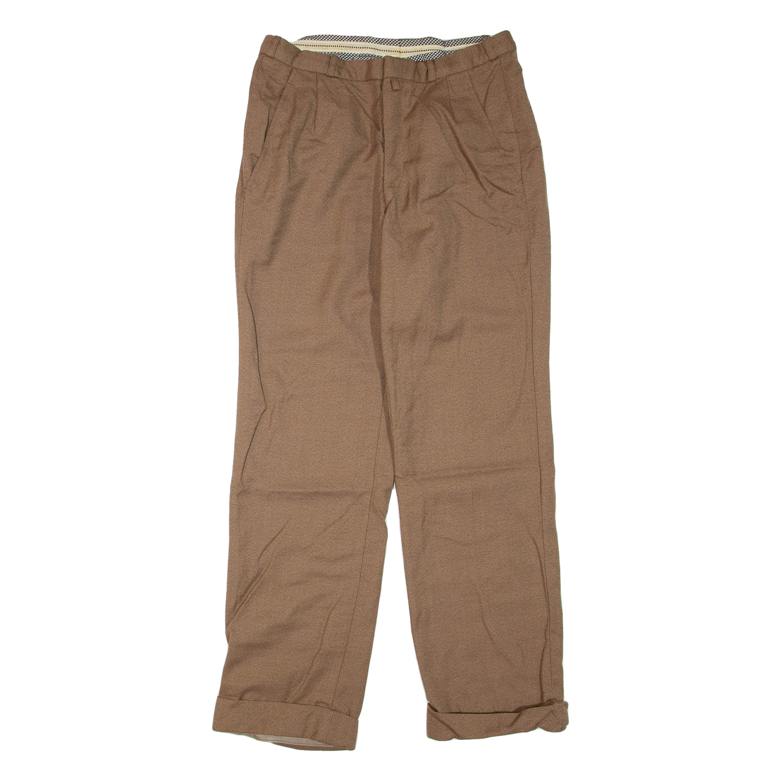 Mens Trousers Brown Regular Straight W30 L29 Refurbished - N/A refurbished available on Cerqular