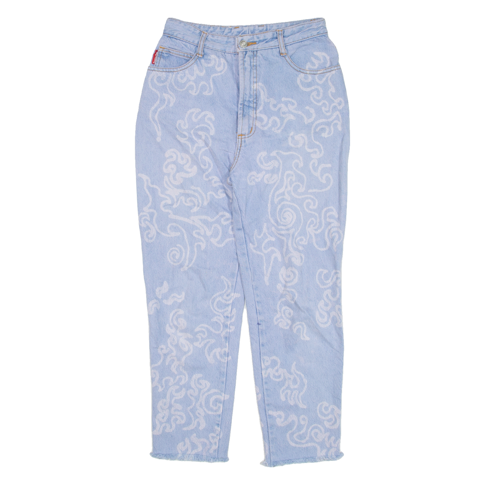BONGO Womens Jeans Blue Regular Tapered W26 L23 Refurbished - N/A refurbished available on Cerqular