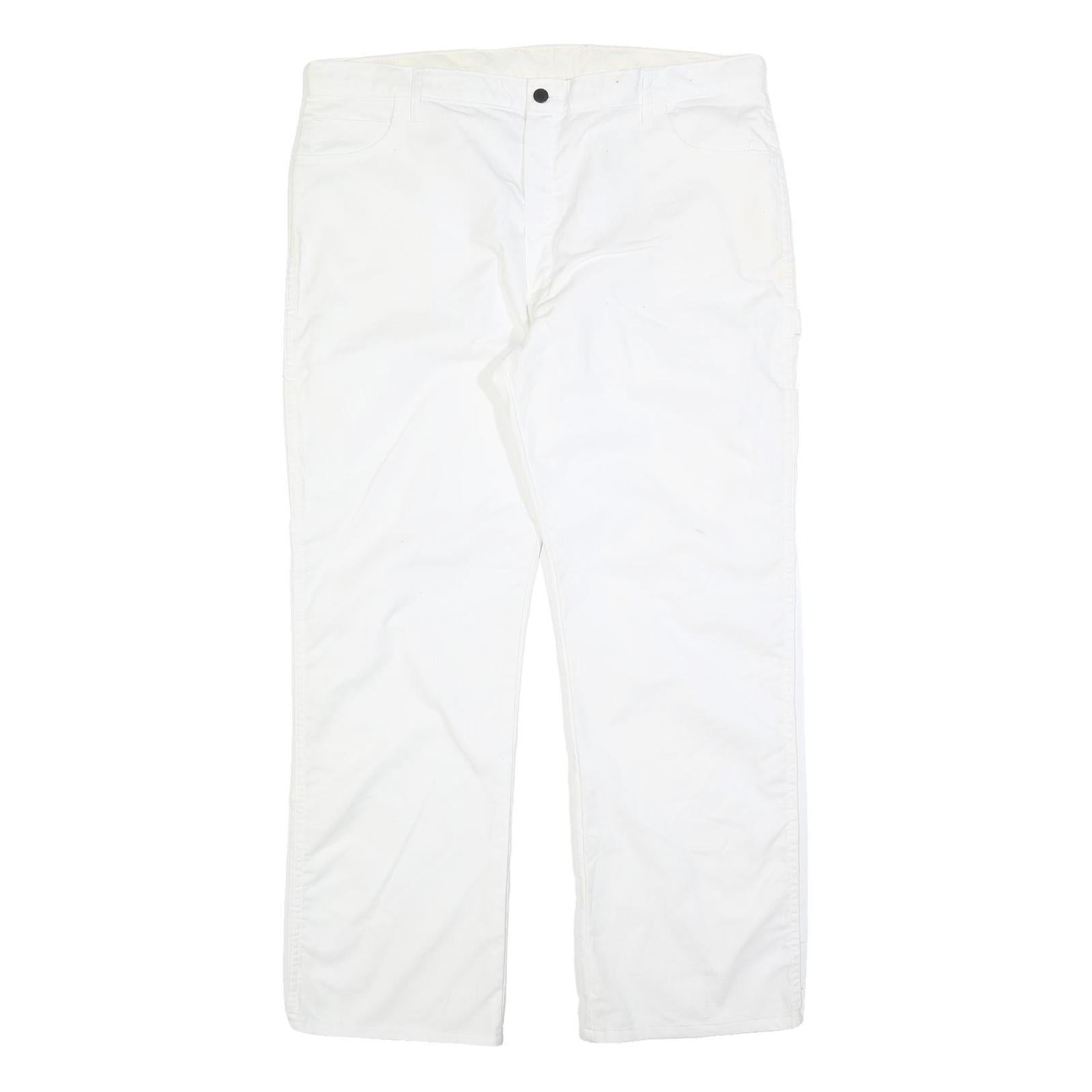 Buy DICKIES Mens Cotton Blend White Relaxed Straight Trousers W40 L32 Workwear Refurbished - $37.69 DICKIES Mens Cotton Blend White Relaxed Straight Trousers W40 L32 Workwear Refurbished - N/A refurbished available on Cerqular