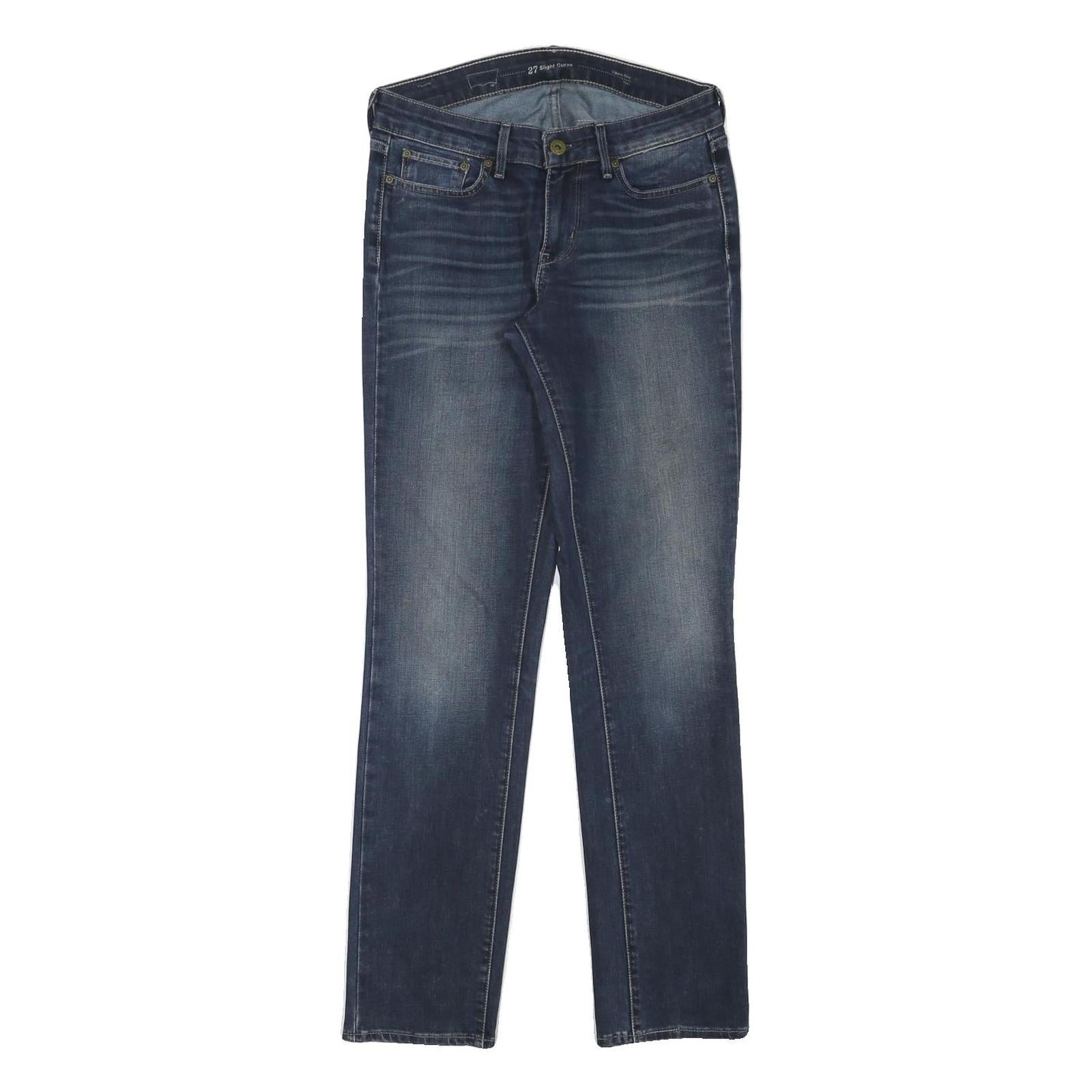 LEVI'S Womens Slim Dark Blue Denim Jeans W28 L30 Classic Zip Pocket Refurbished - N/A refurbished available on Cerqular