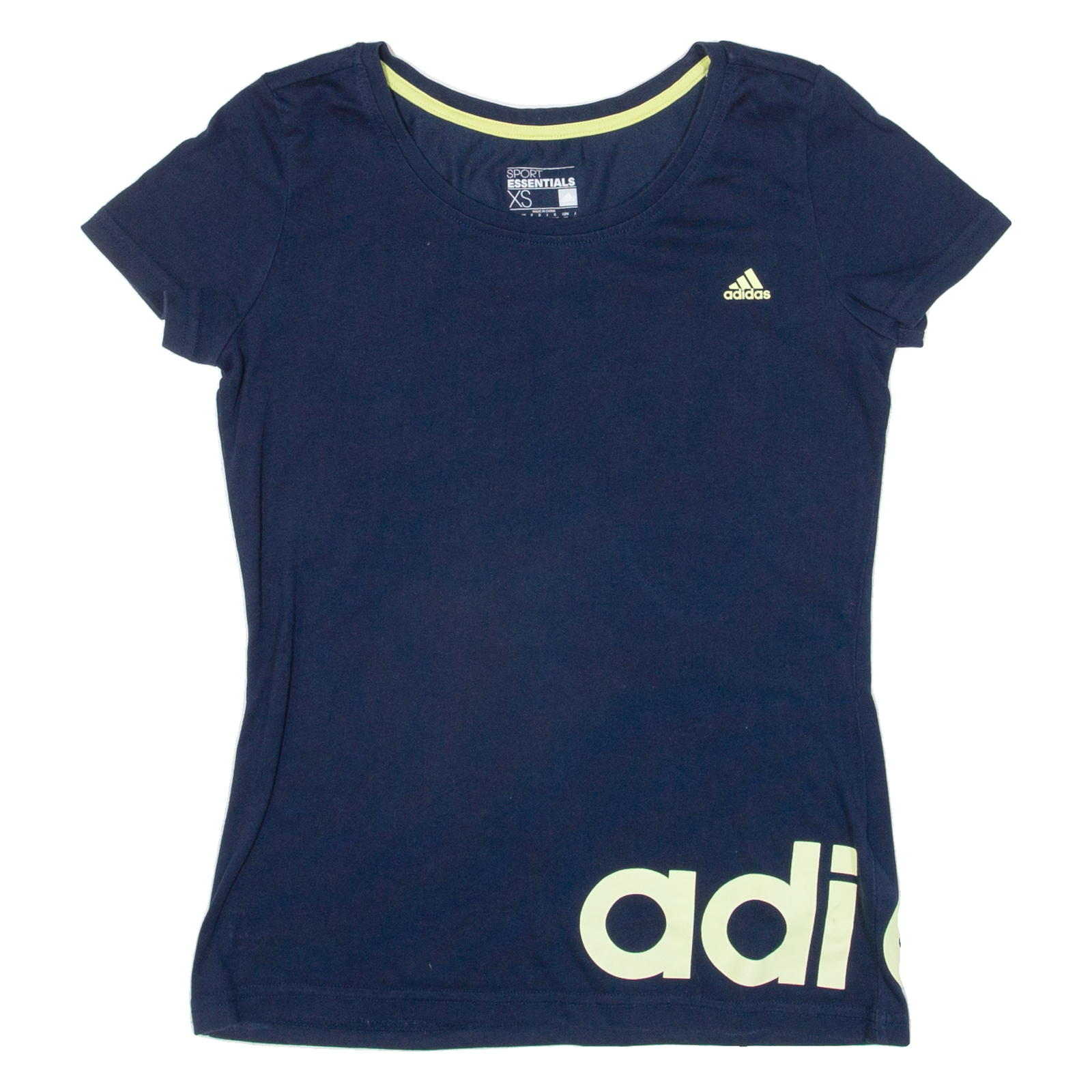 ADIDAS Womens T-Shirt Blue XS Refurbished - N/A refurbished available on Cerqular