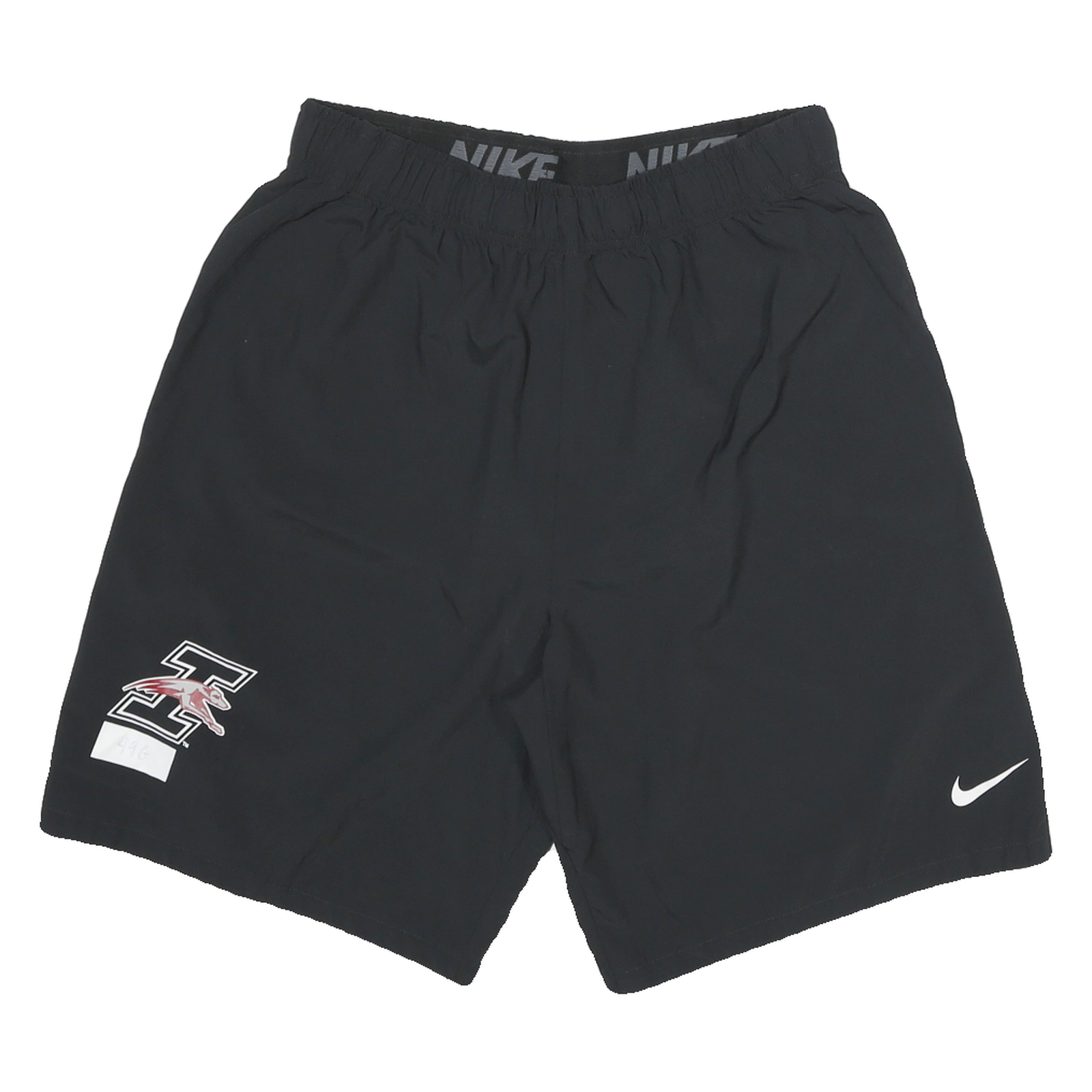 NIKE Mens Black Sports Shorts M W27 Elastic Waistband Lightweight Comfort Refurbished - N/A refurbished available on Cerqular